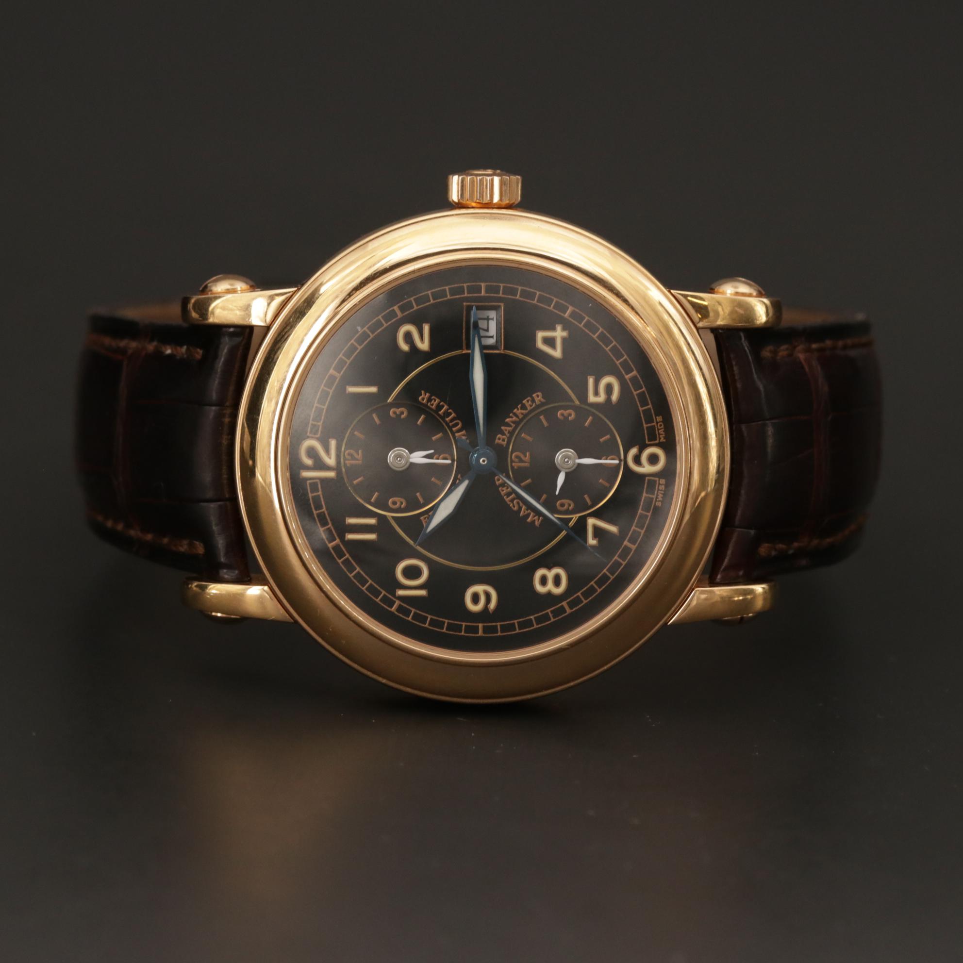 Franck Muller Master Banker 7000 MB 18K Rose Gold Watch, 2002