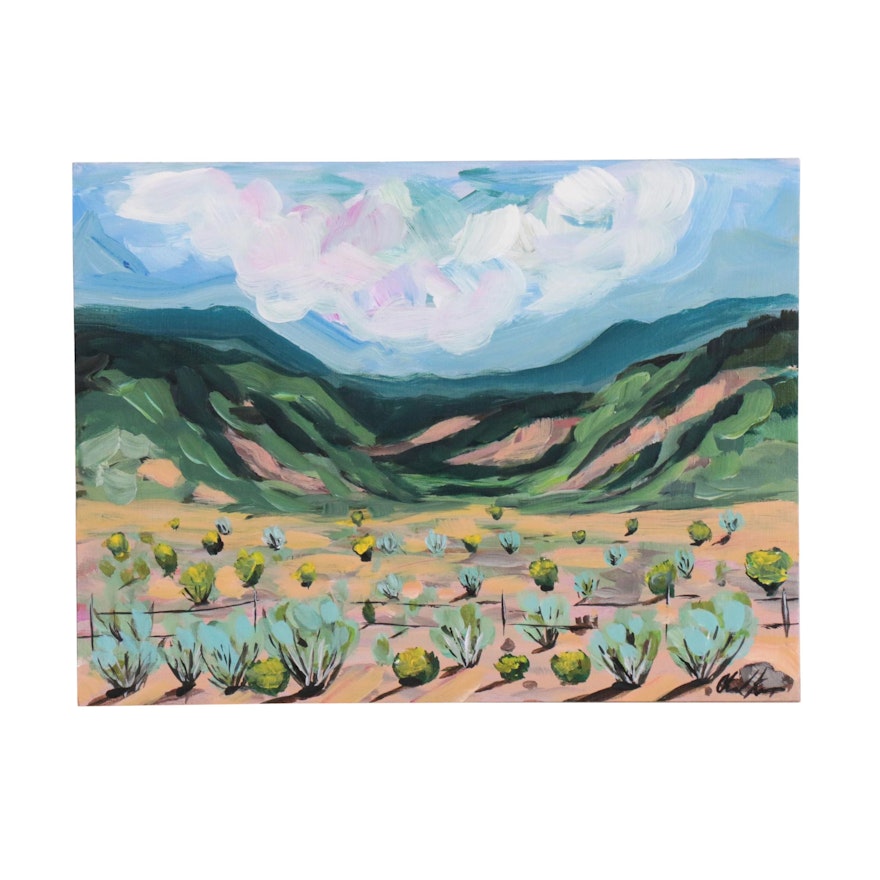 Chanel Kreuzer Acrylic Painting "New Mexico"