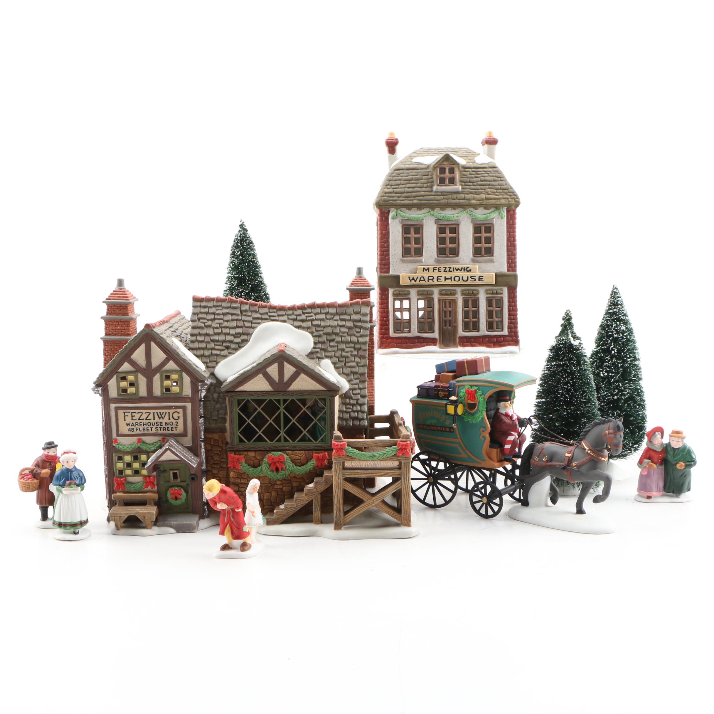 Department 56 "Dickens' Village" Porcelain Christmas Village