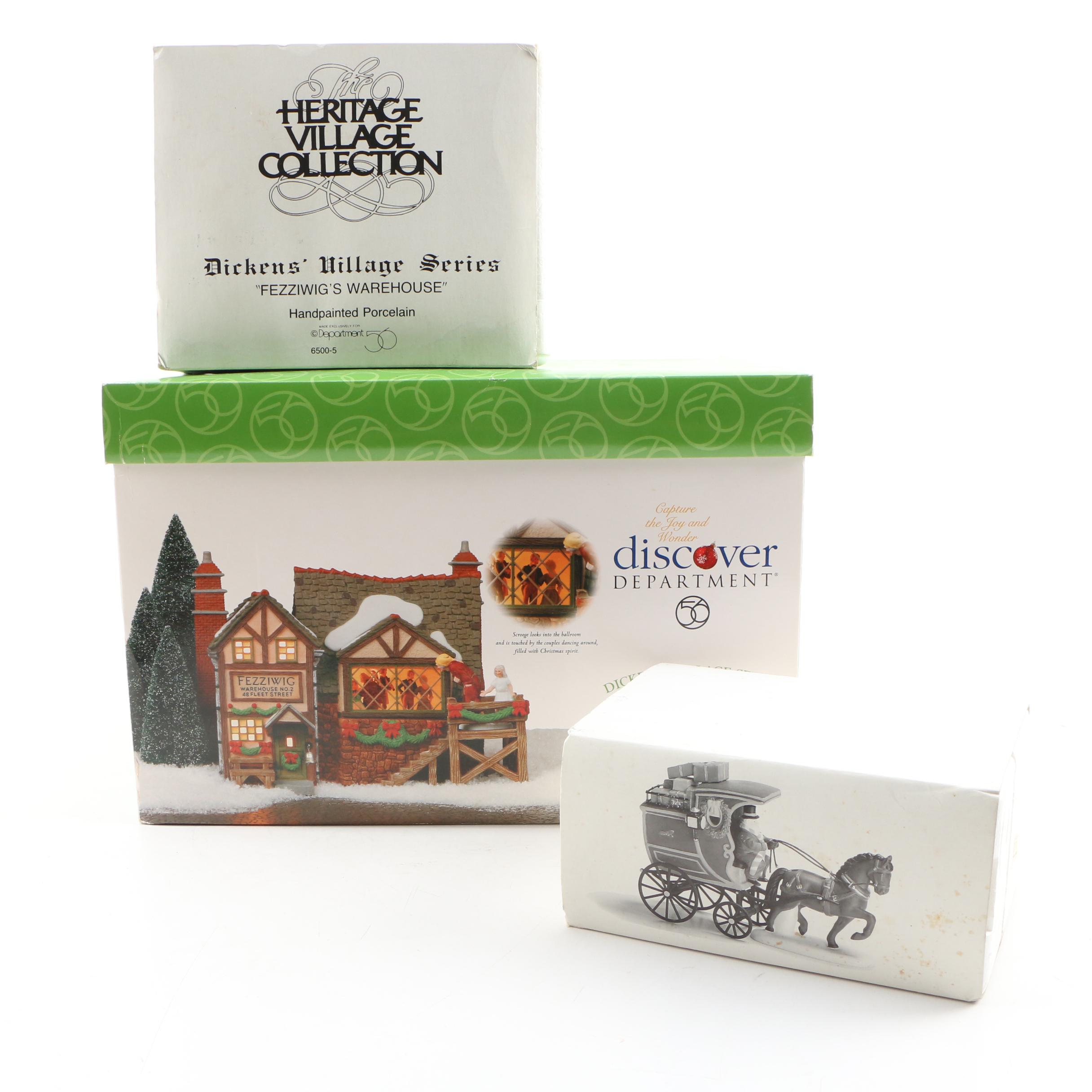 Department 56 "Dickens' Village" Porcelain Christmas Village