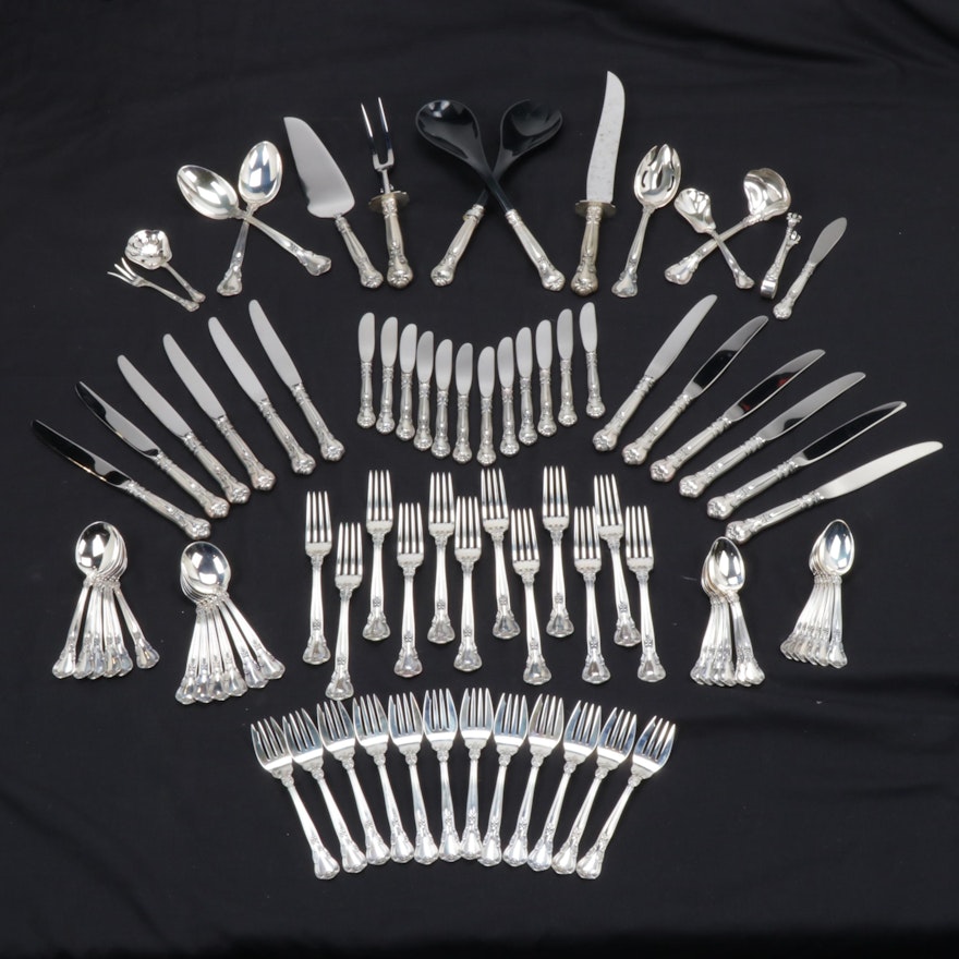 Gorham "Chantilly" Sterling Silver Flatware, Late 19th/Early 20th Century