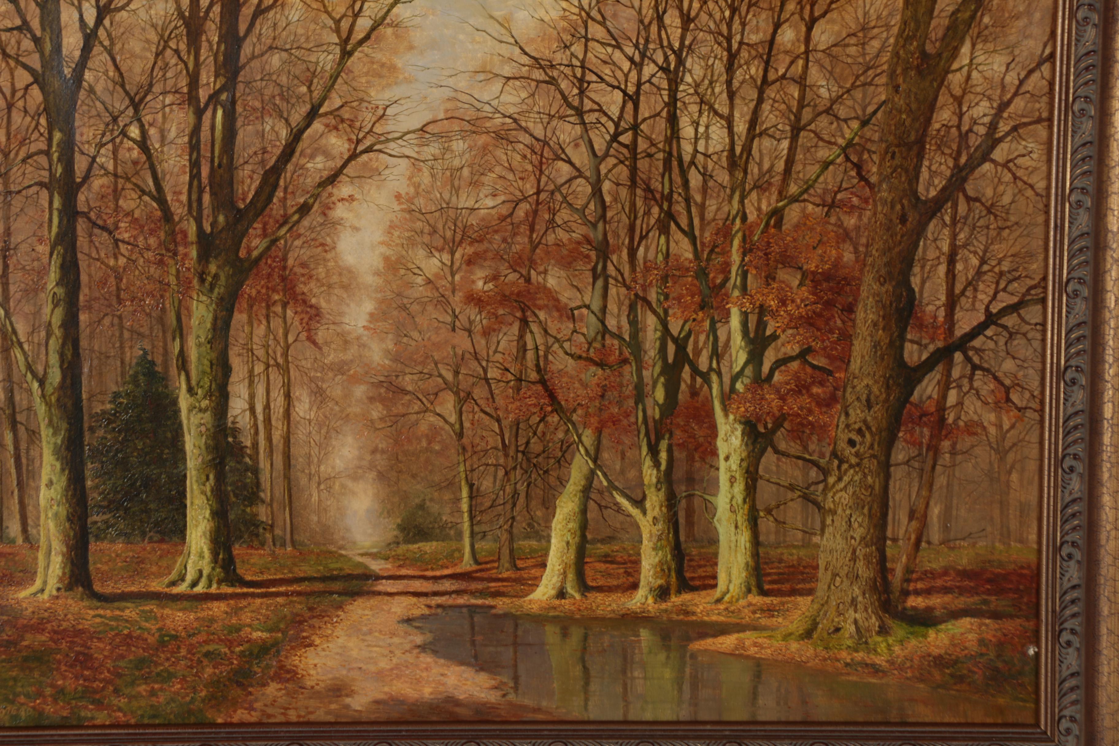 David Mead Realist Landscape Oil Painting