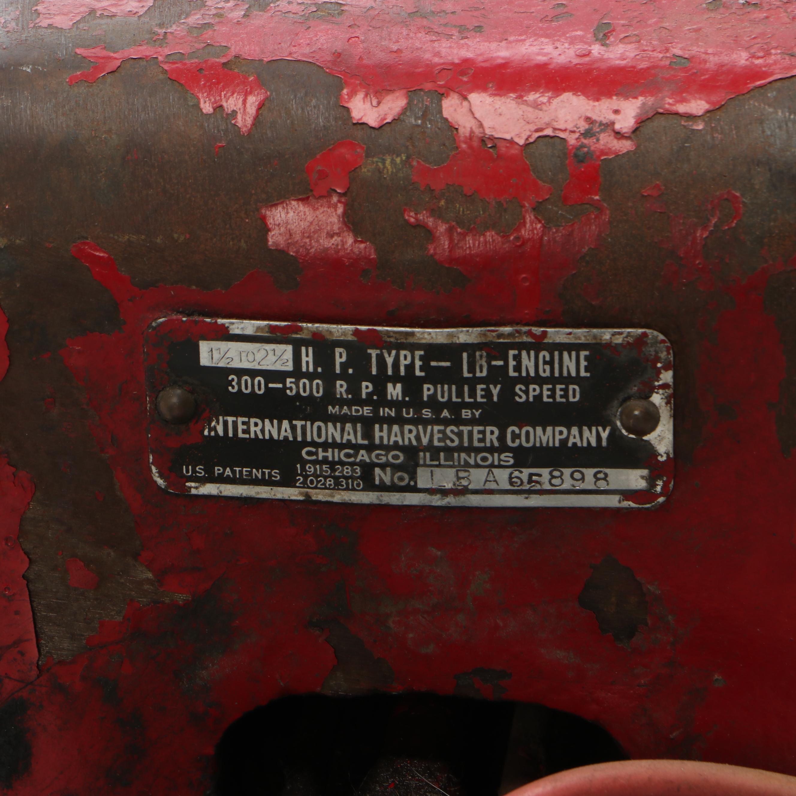 International Harvester Company LB Engine