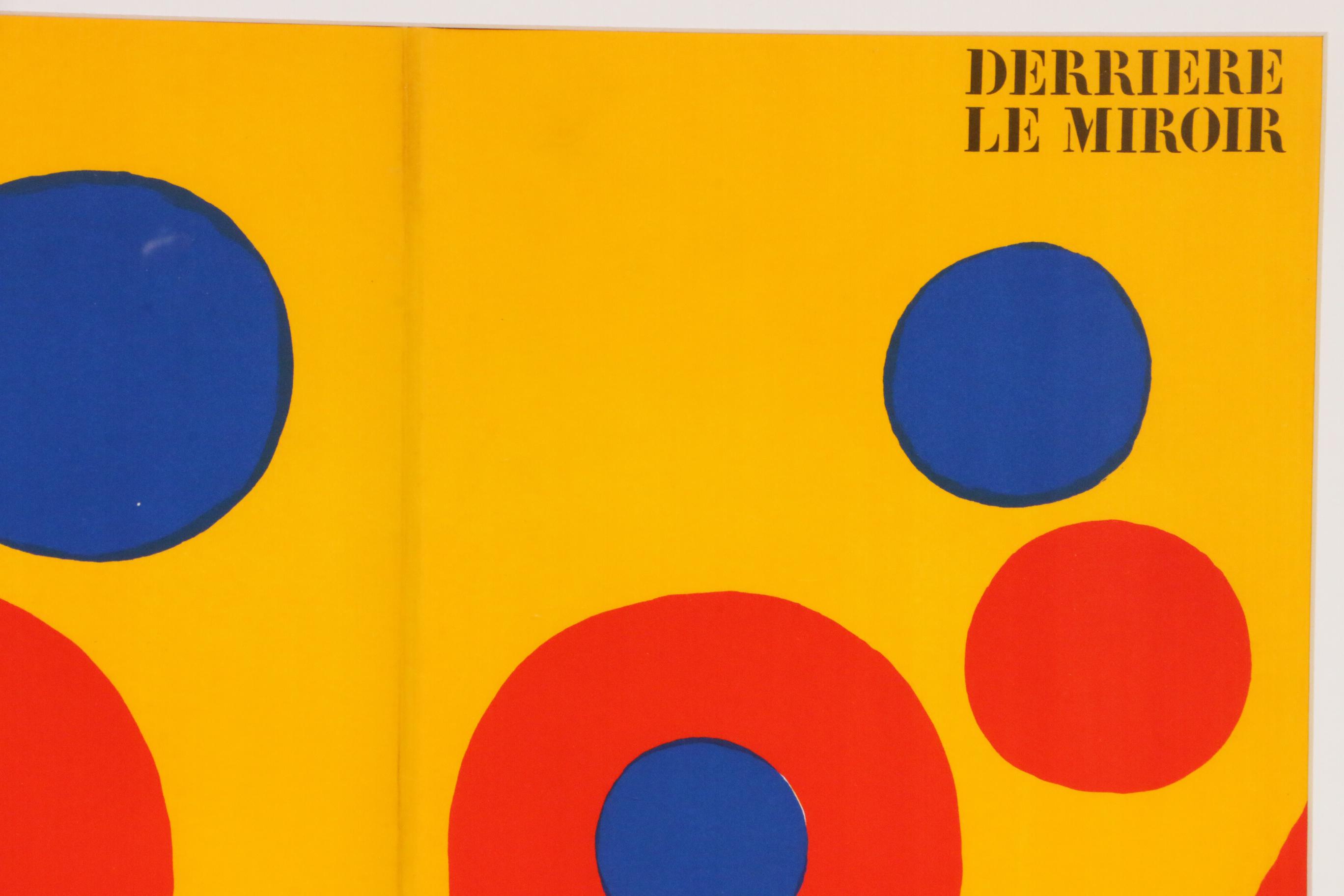 Alexander Calder Double-Page Color Lithograph for "Derrière le Miroir," 1973