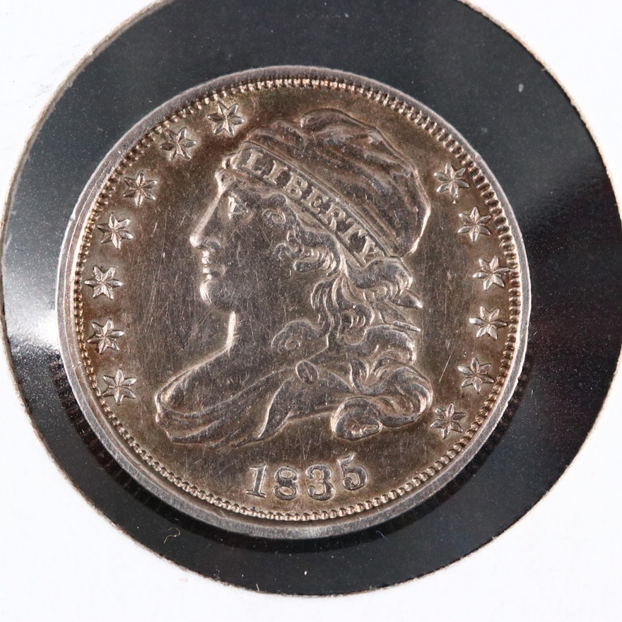 1835 Capped Bust Silver Dime