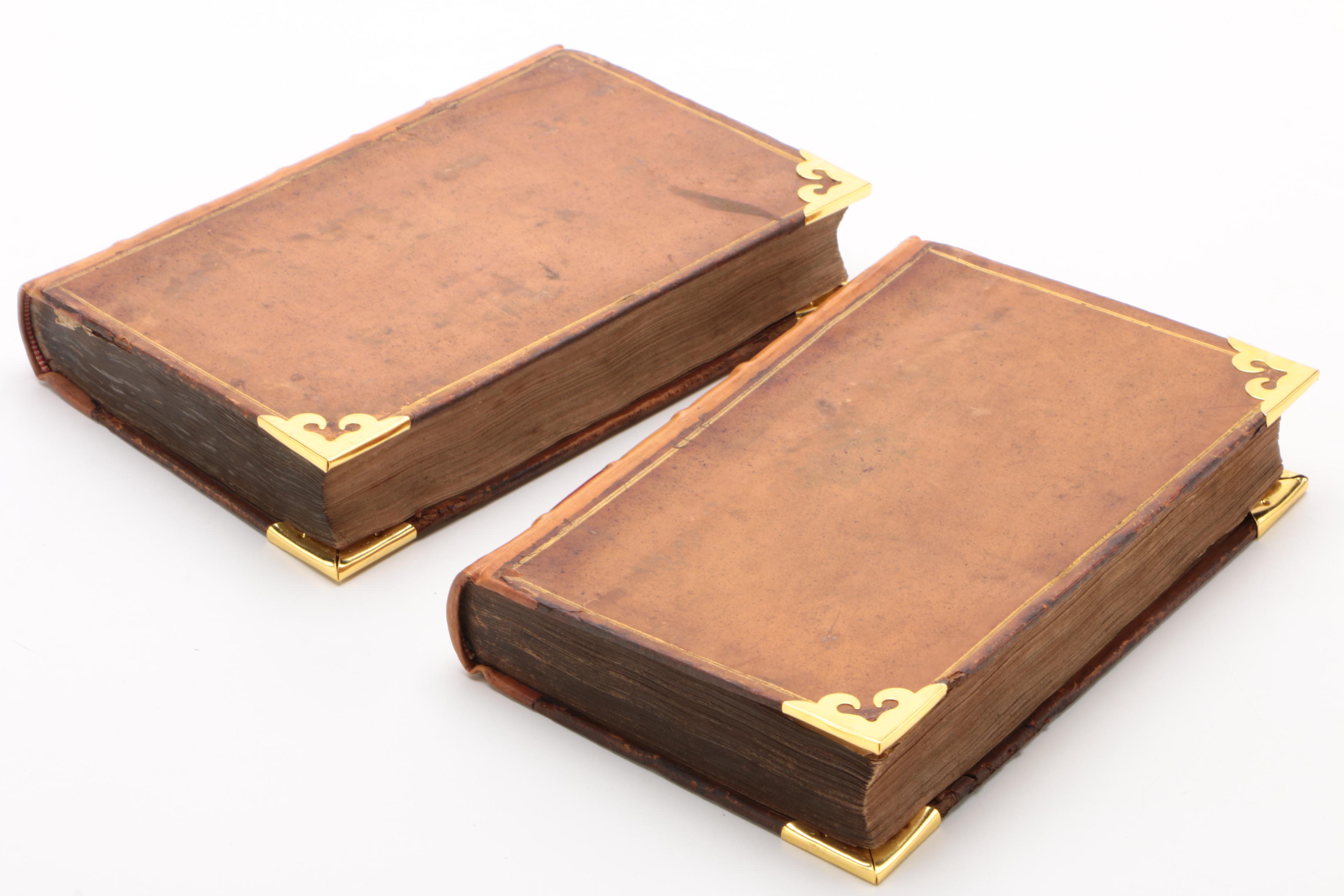 Two-Volume "Statical Essays" Third Edition by Stephen Hales, 1738–1740