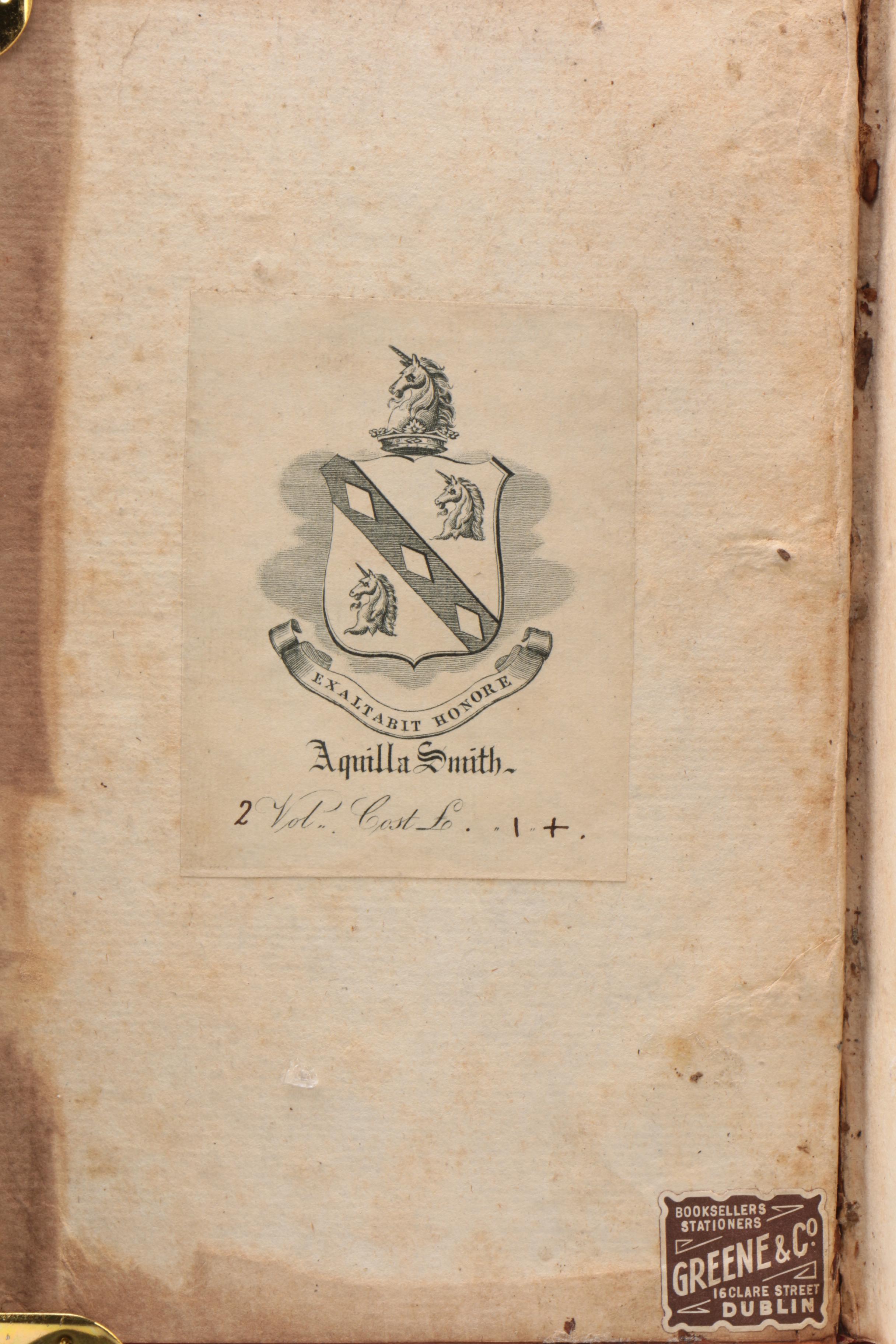 Two-Volume "Statical Essays" Third Edition by Stephen Hales, 1738–1740