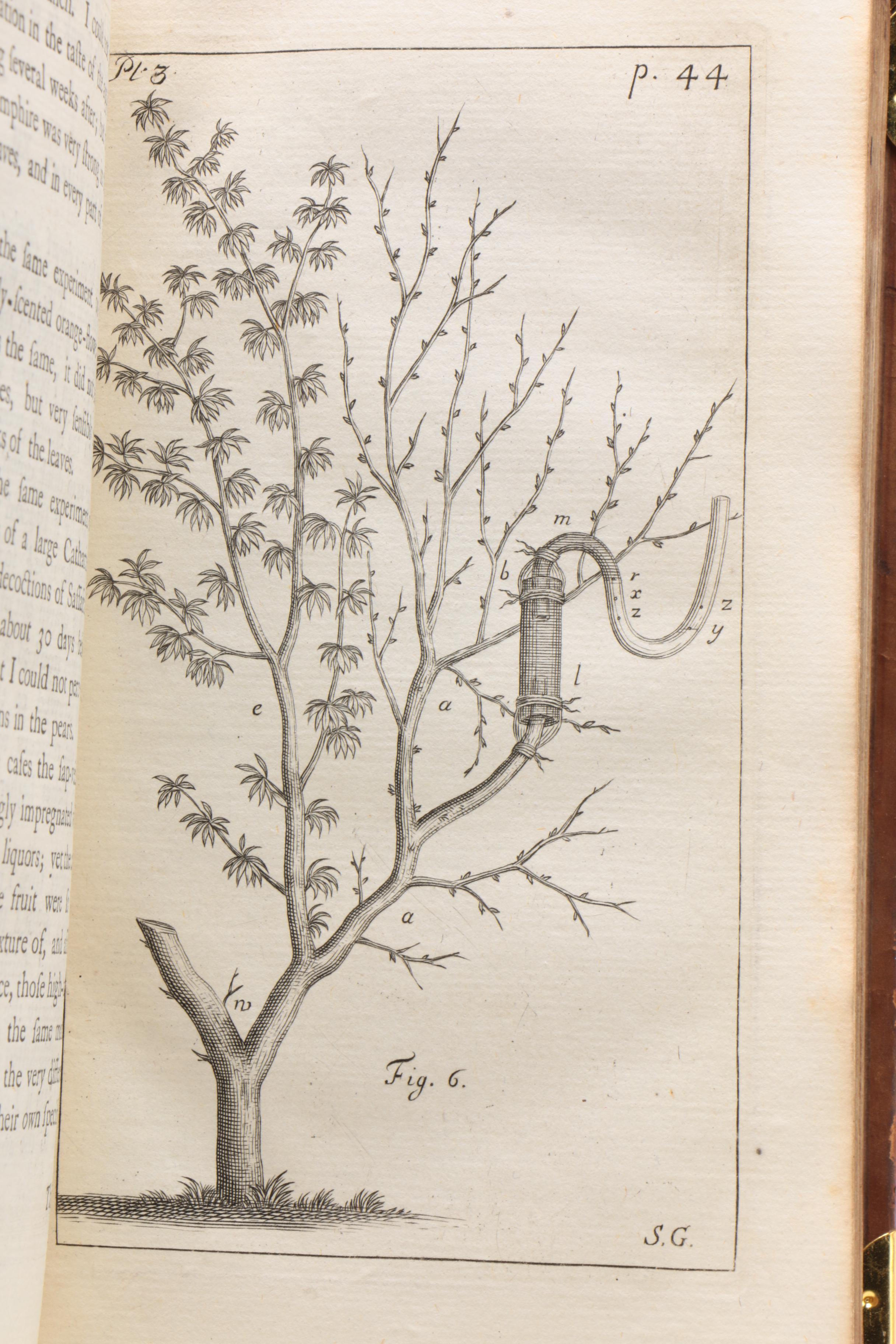 Two-Volume "Statical Essays" Third Edition by Stephen Hales, 1738–1740