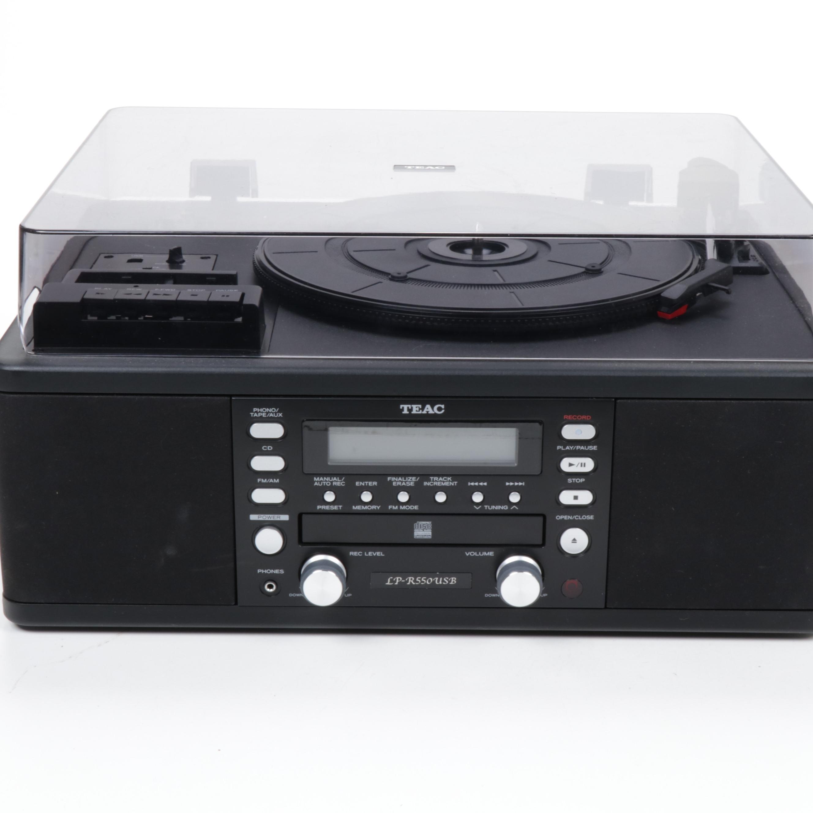 Teac LP-R550USB CD Recorder with Turntable and Cassette Player