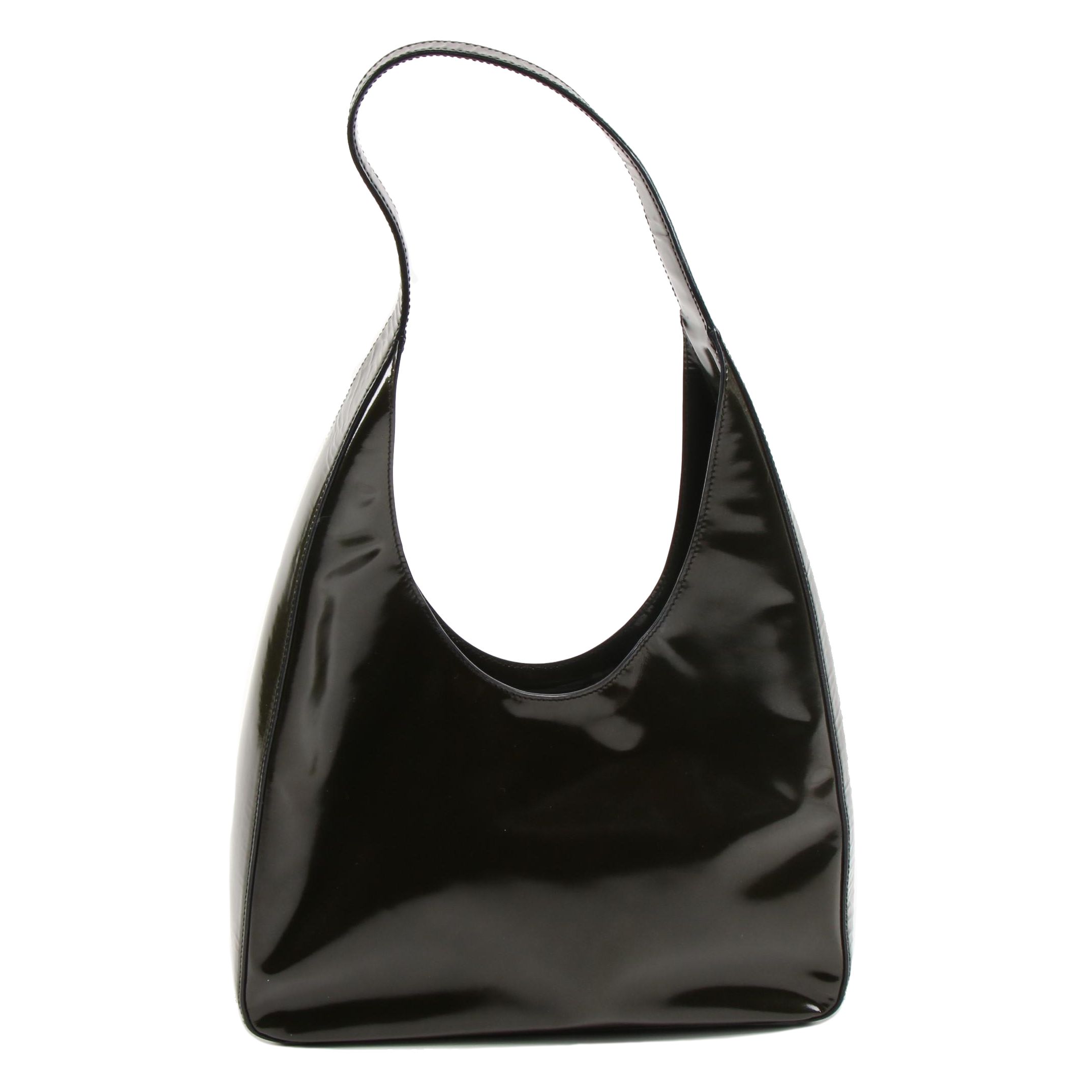 Prada Shoulder Bag in Glimmer Dark Olive Green Spazzolato Leather