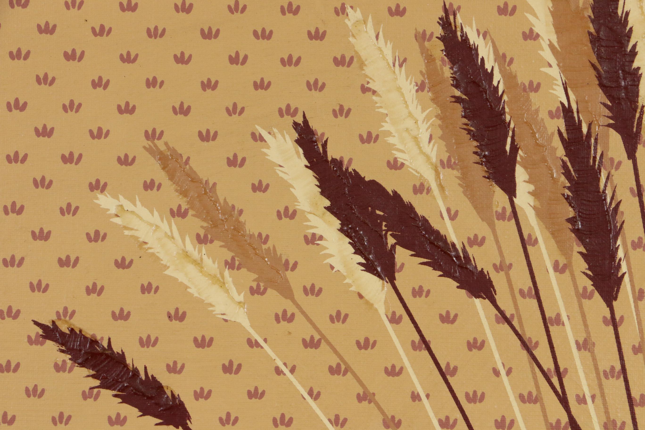 H. Huntington Folk Art Oil Painting