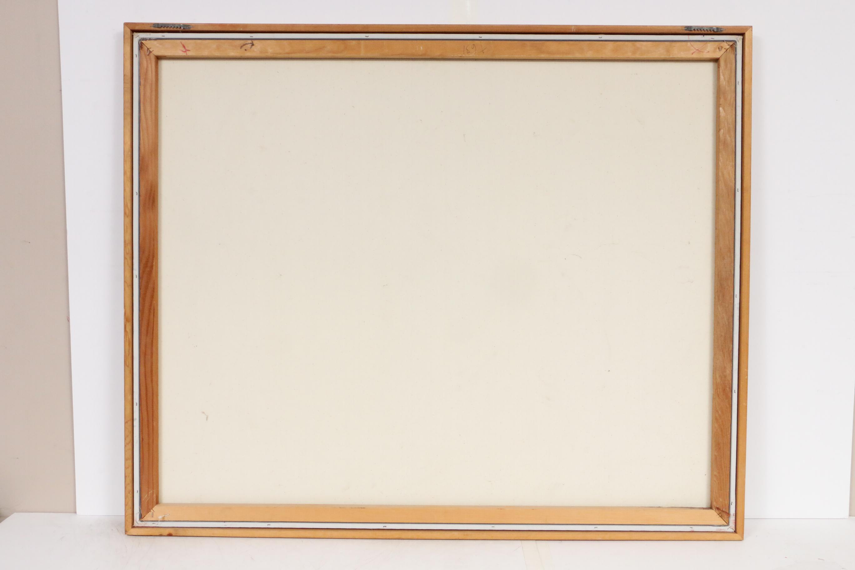 H. Huntington Folk Art Oil Painting