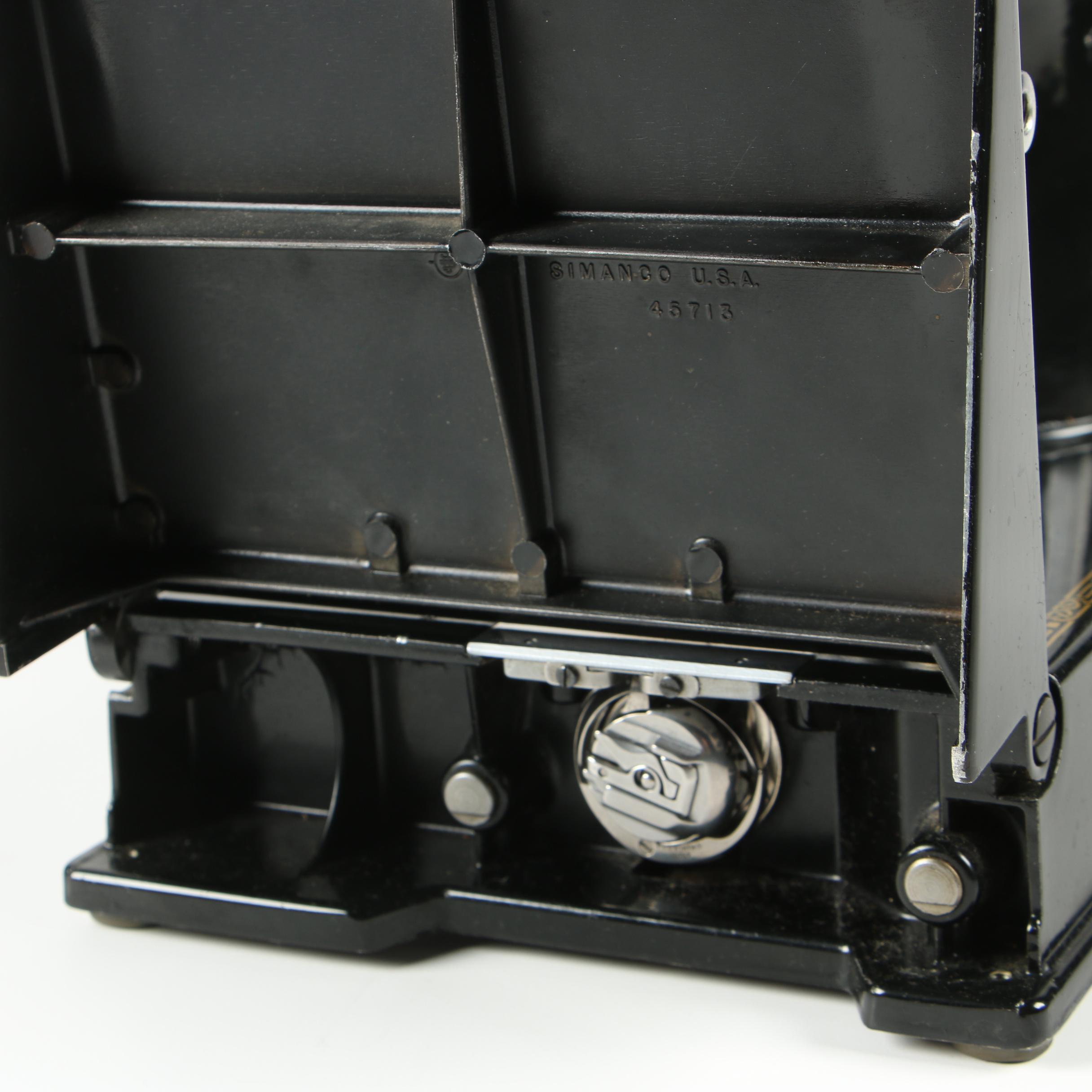 Singer Featherweight 221 Electric Sewing Machine with Case, AL Series, 1952