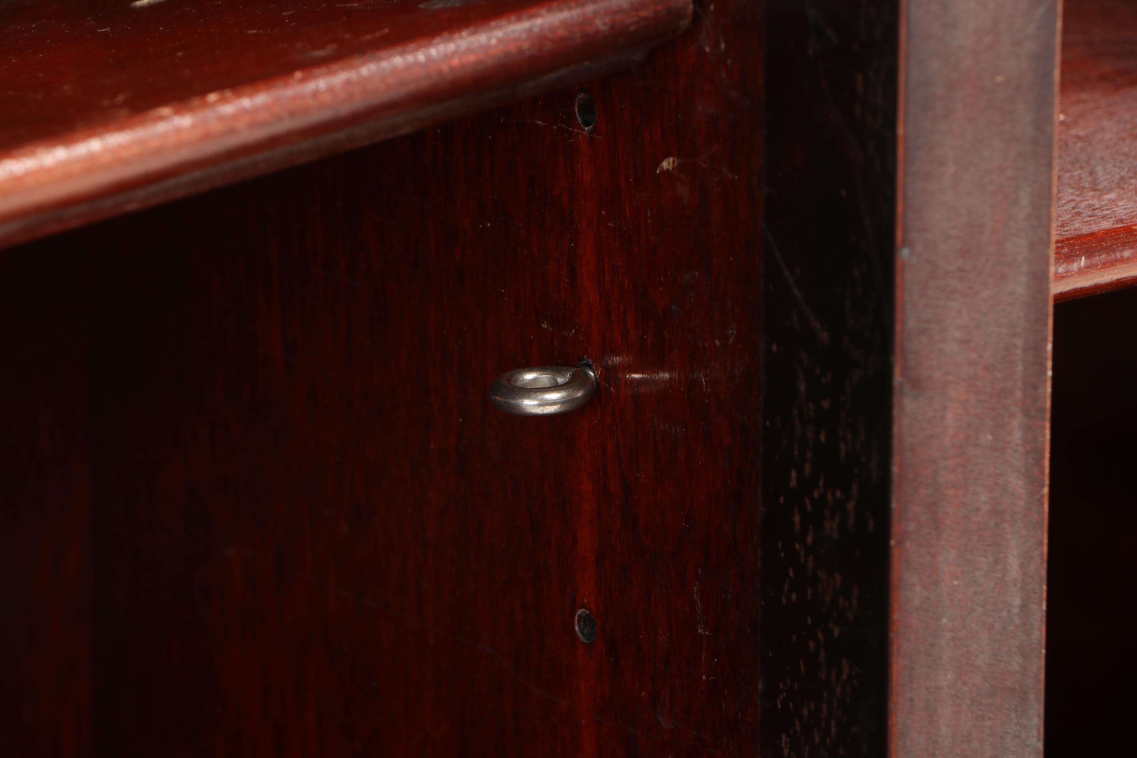 Royal Furniture Co., Mahogany Glazed-Door Bookcase