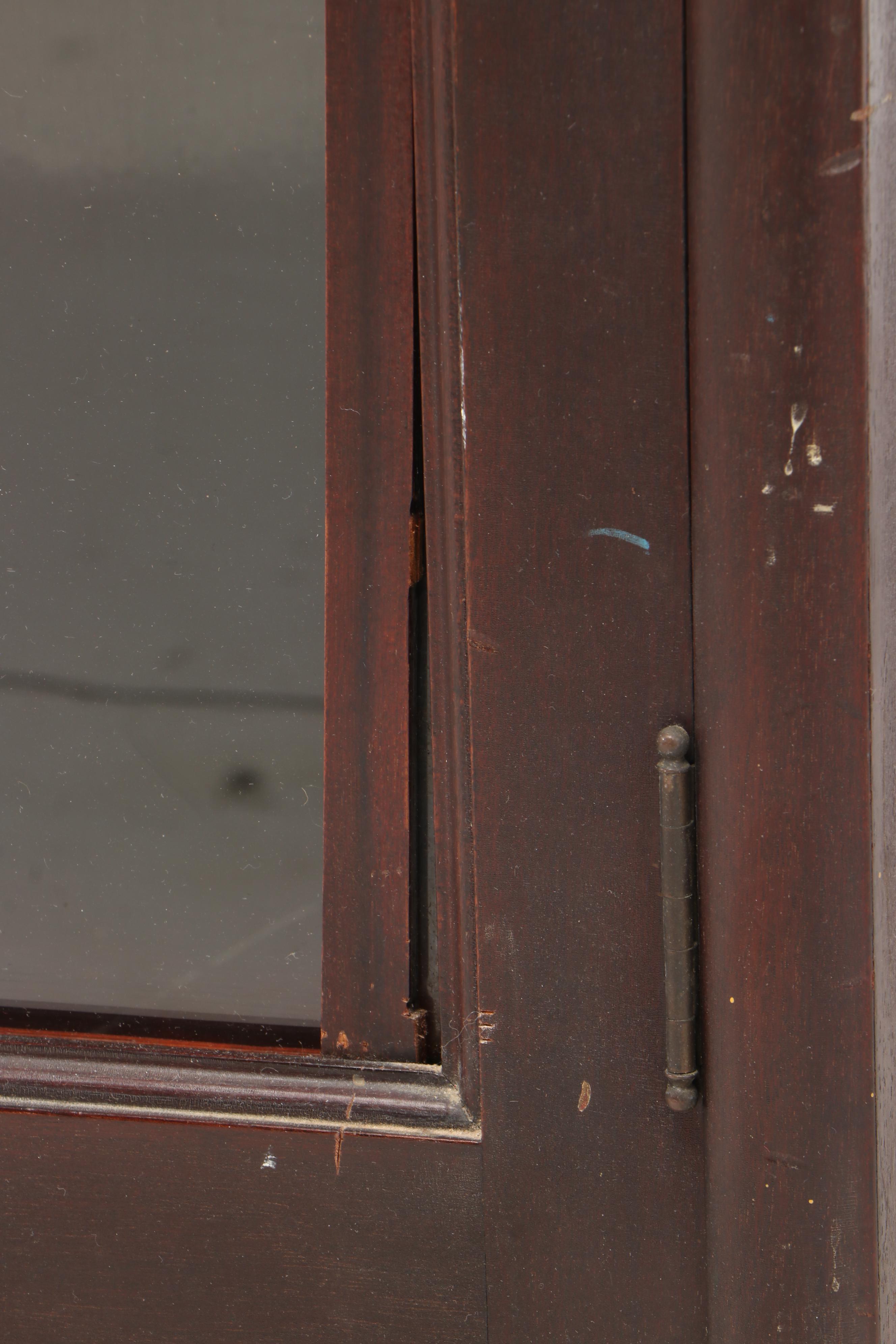 Royal Furniture Co., Mahogany Glazed-Door Bookcase