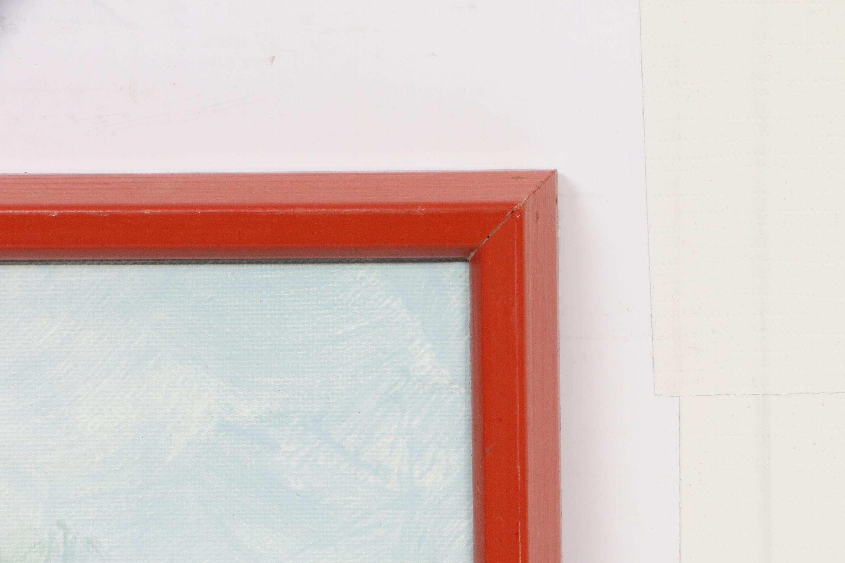 Judith Pope Abstract Floral Still Life Oil Painting, 1983