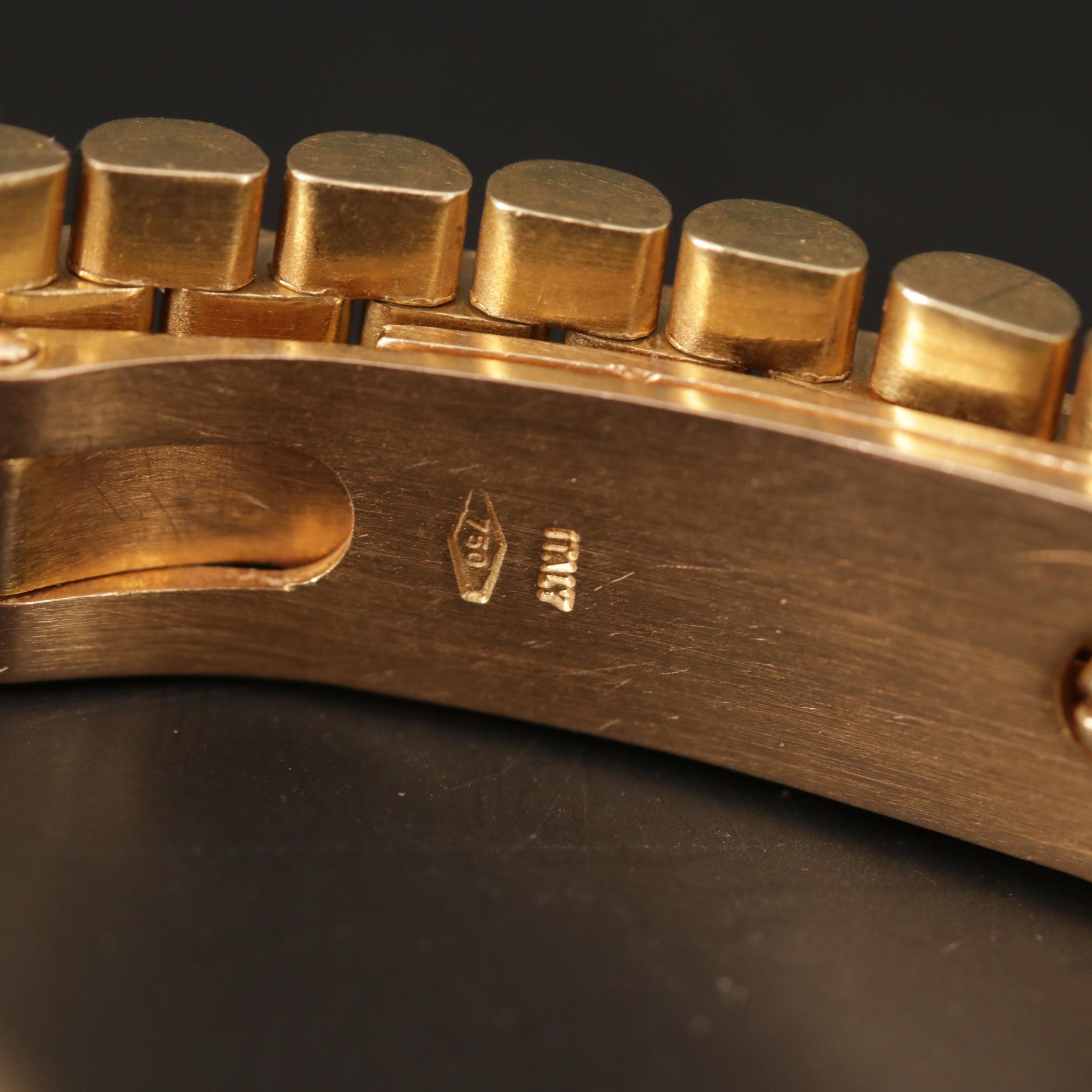 Rolex Datejust 6917 18K Gold Watch with 1.62 CTW Diamond Bracelet, 1981