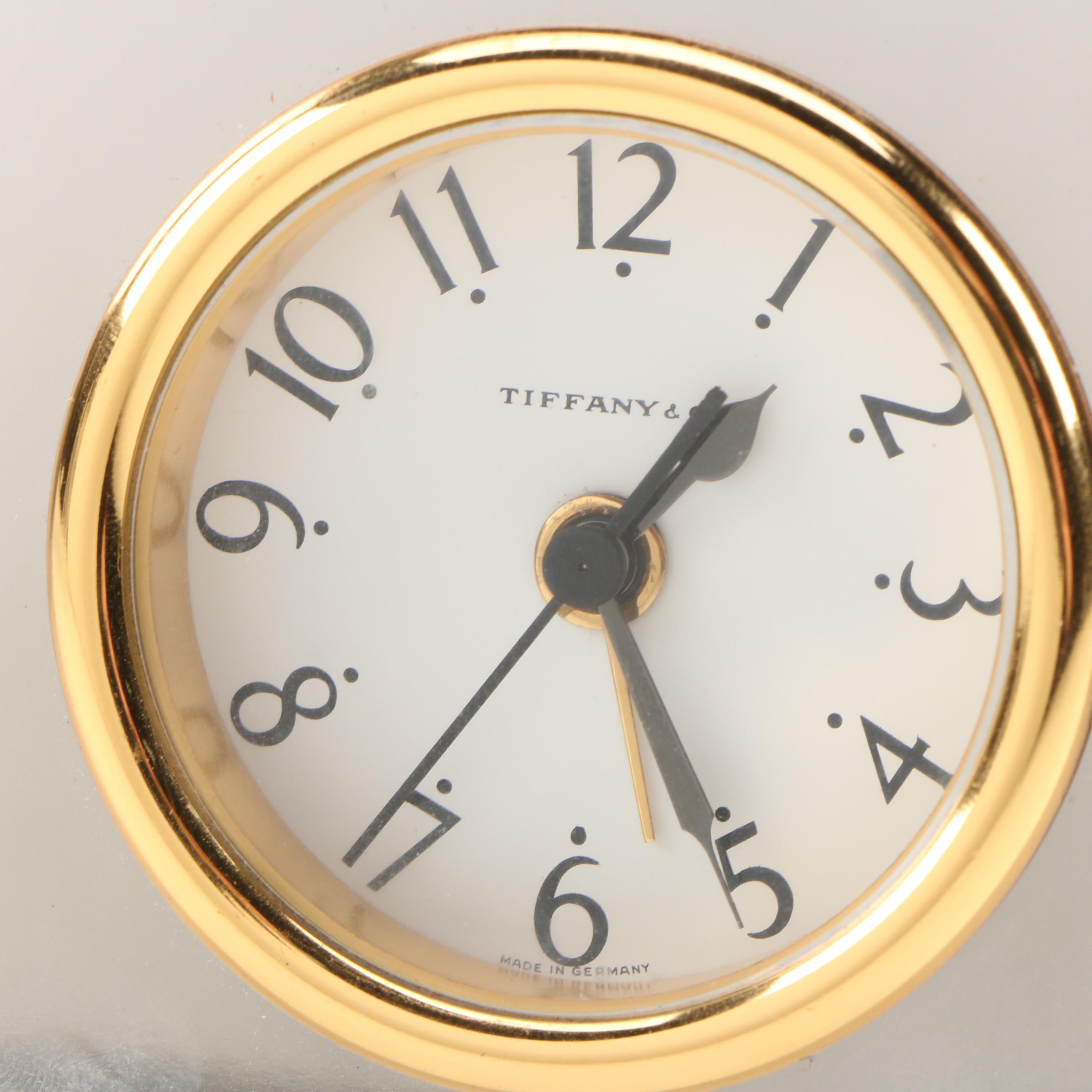Tiffany & Co. Swiss Bedside Alarm Clock