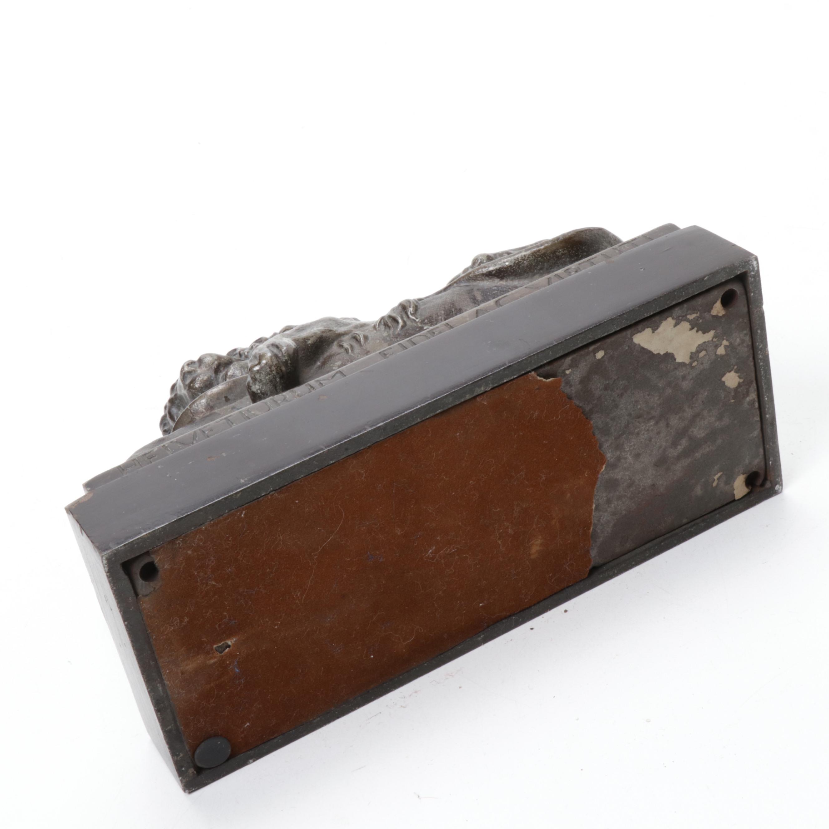 Bronze "Lion of Lucerne" Replica Figurine