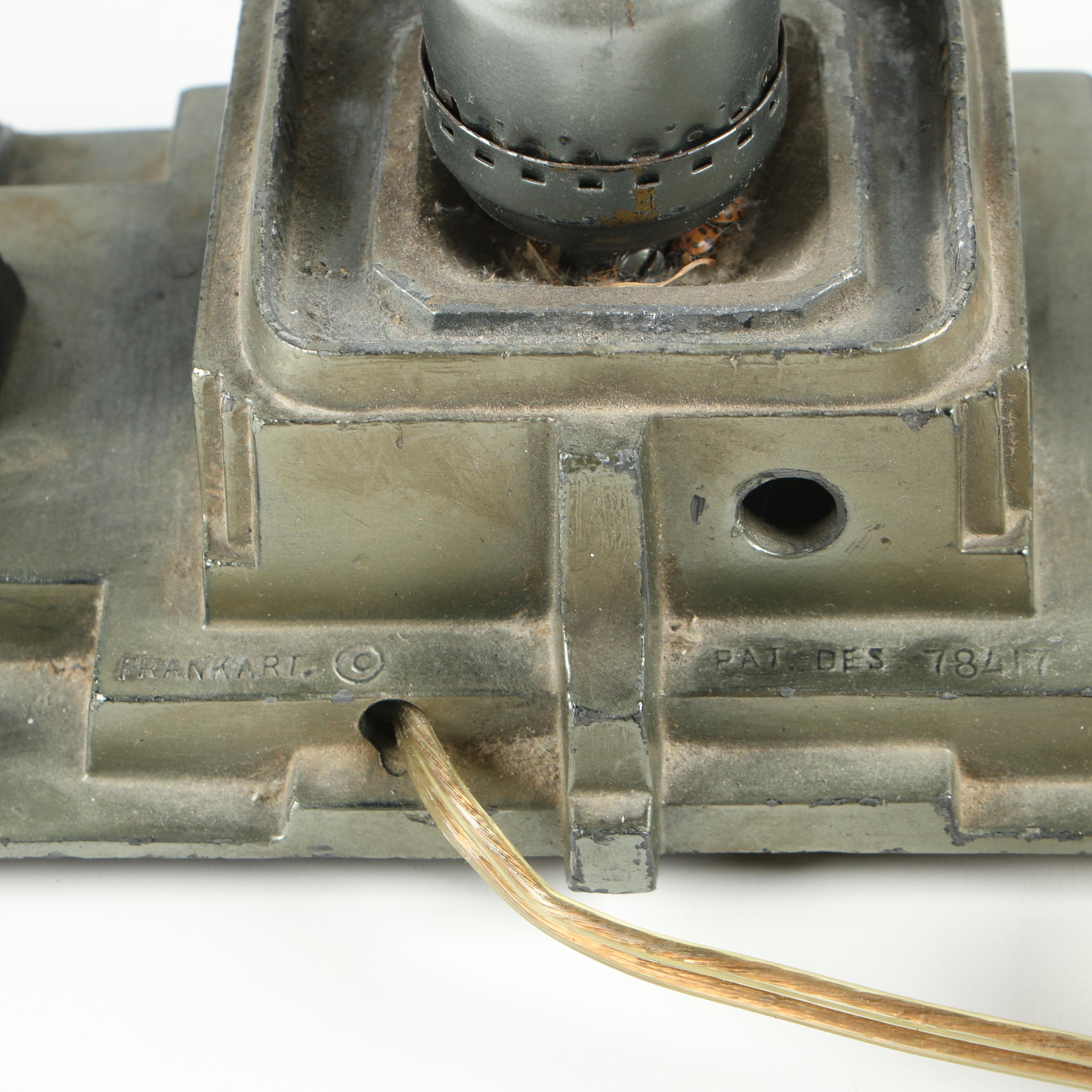 American Art Deco Frankart Figural Lamp, Late 20th Century