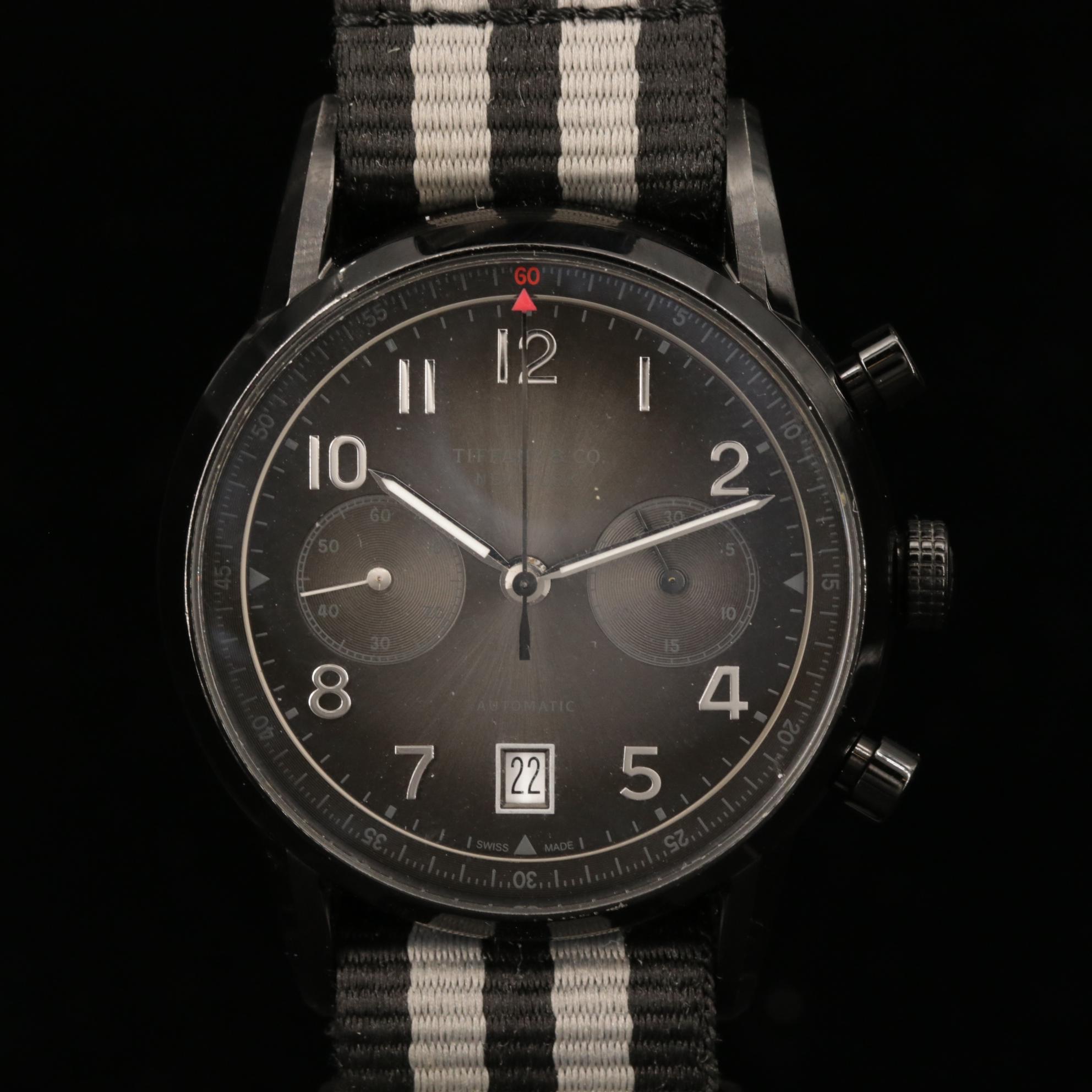 Tiffany & Co. CT60 Black DLC Coated Automatic Chronograph Watch