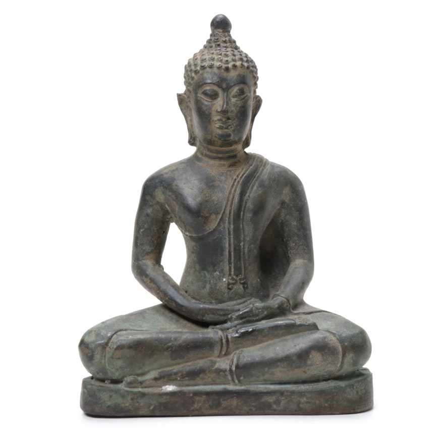 Bronze Shakyamuni Buddha Statuette