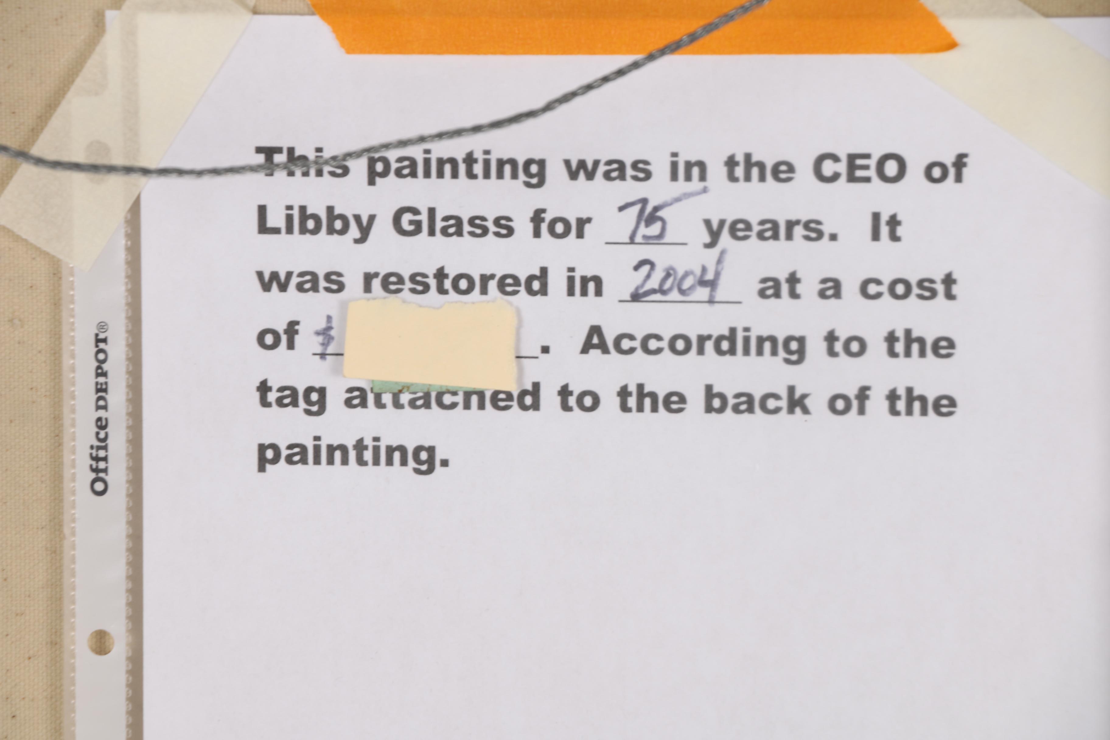 Patrick Vincent Berry Oil Painting of Pastoral Landscape, Early 20th Century