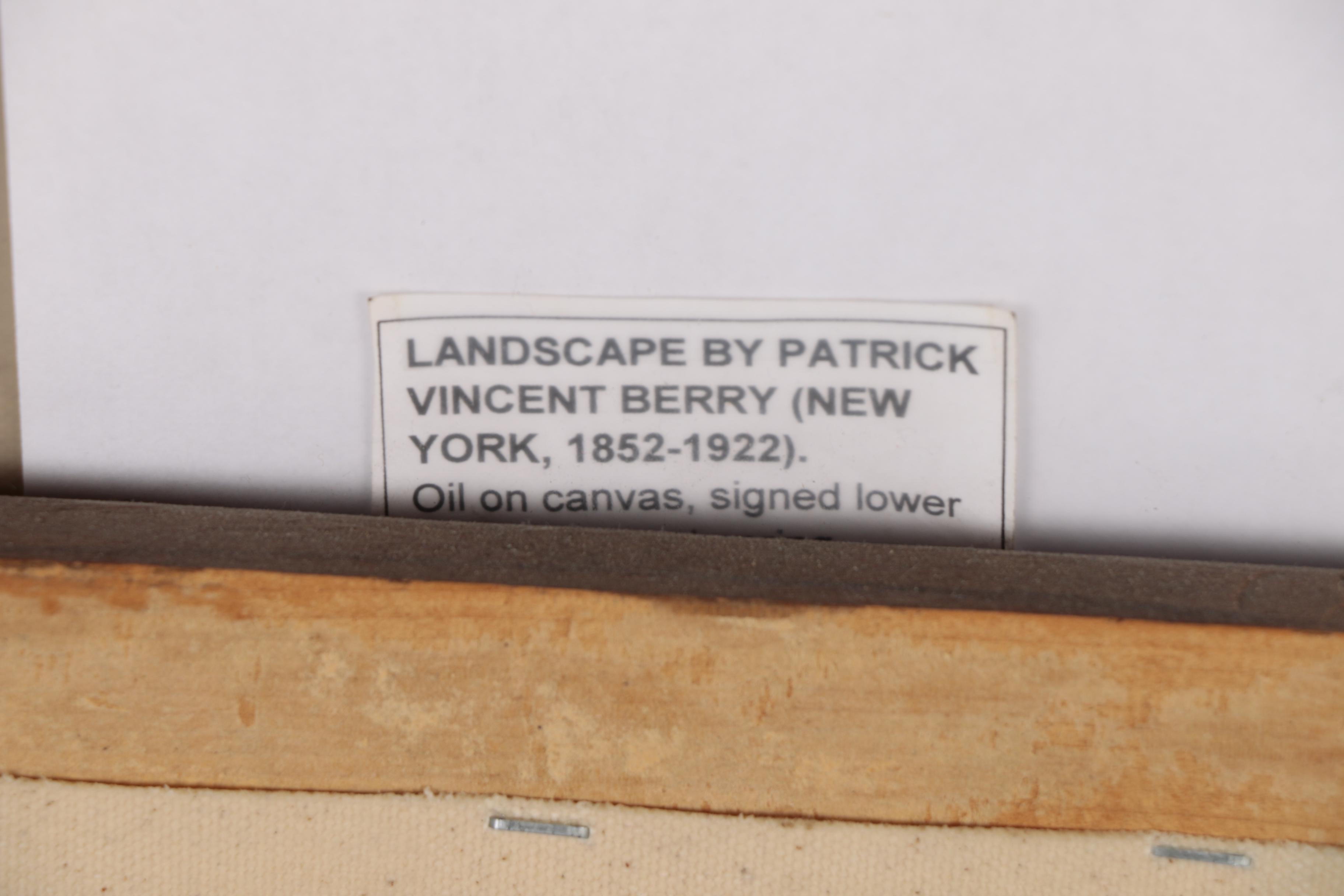 Patrick Vincent Berry Oil Painting of Pastoral Landscape, Early 20th Century