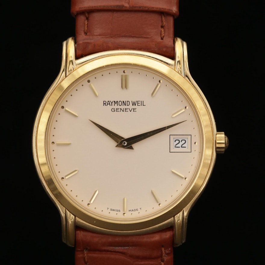 Raymond Weil Stainless Steel Quartz Wristwatch with Date