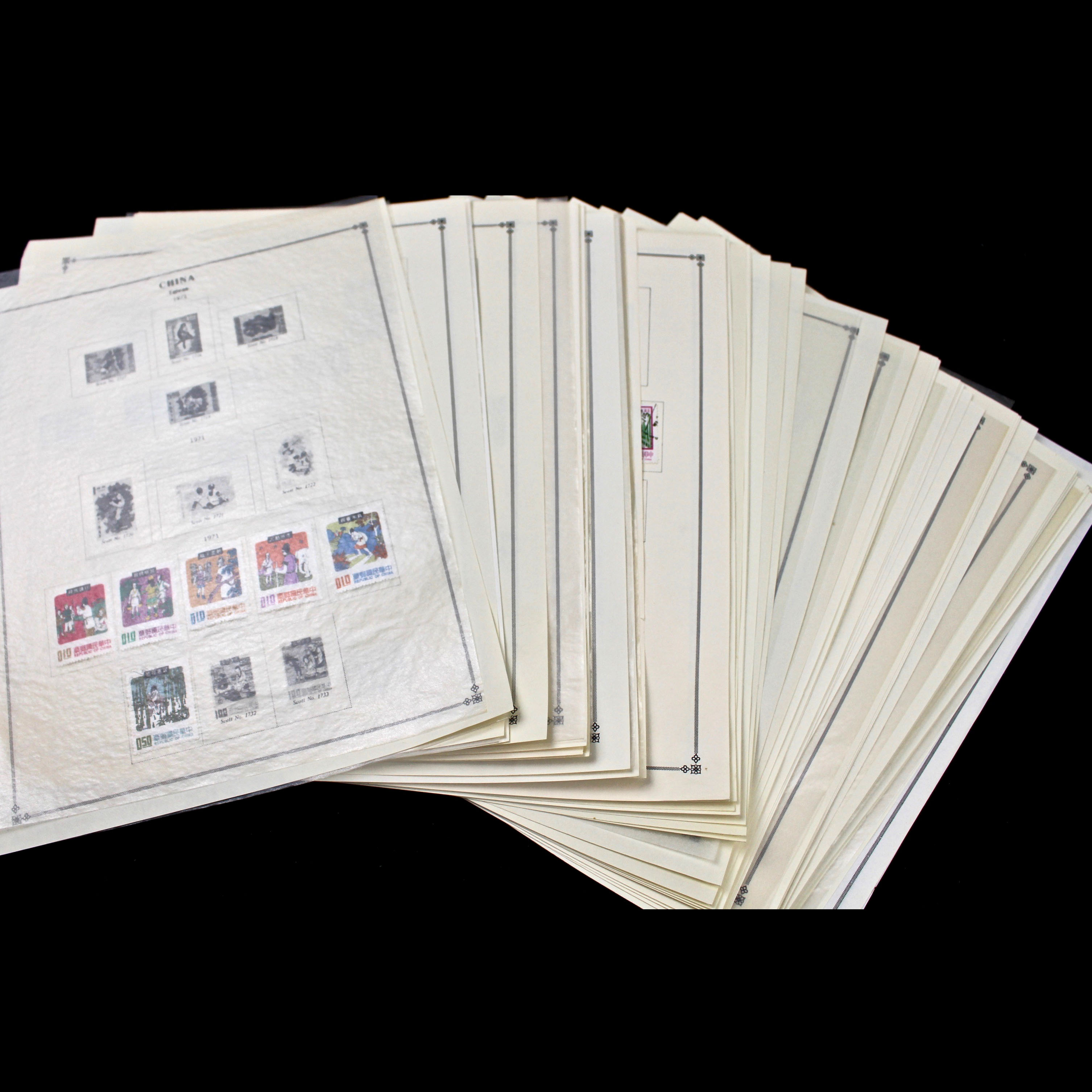 Collection of Taiwan Stamps