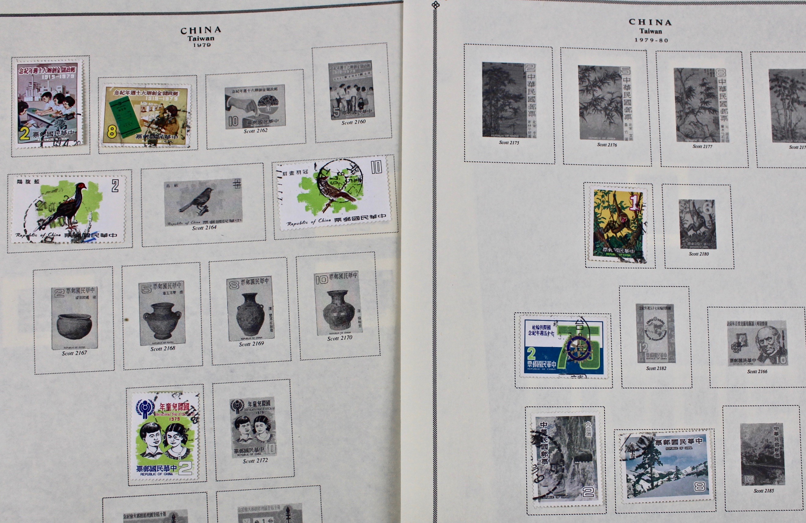 Collection of Taiwan Stamps