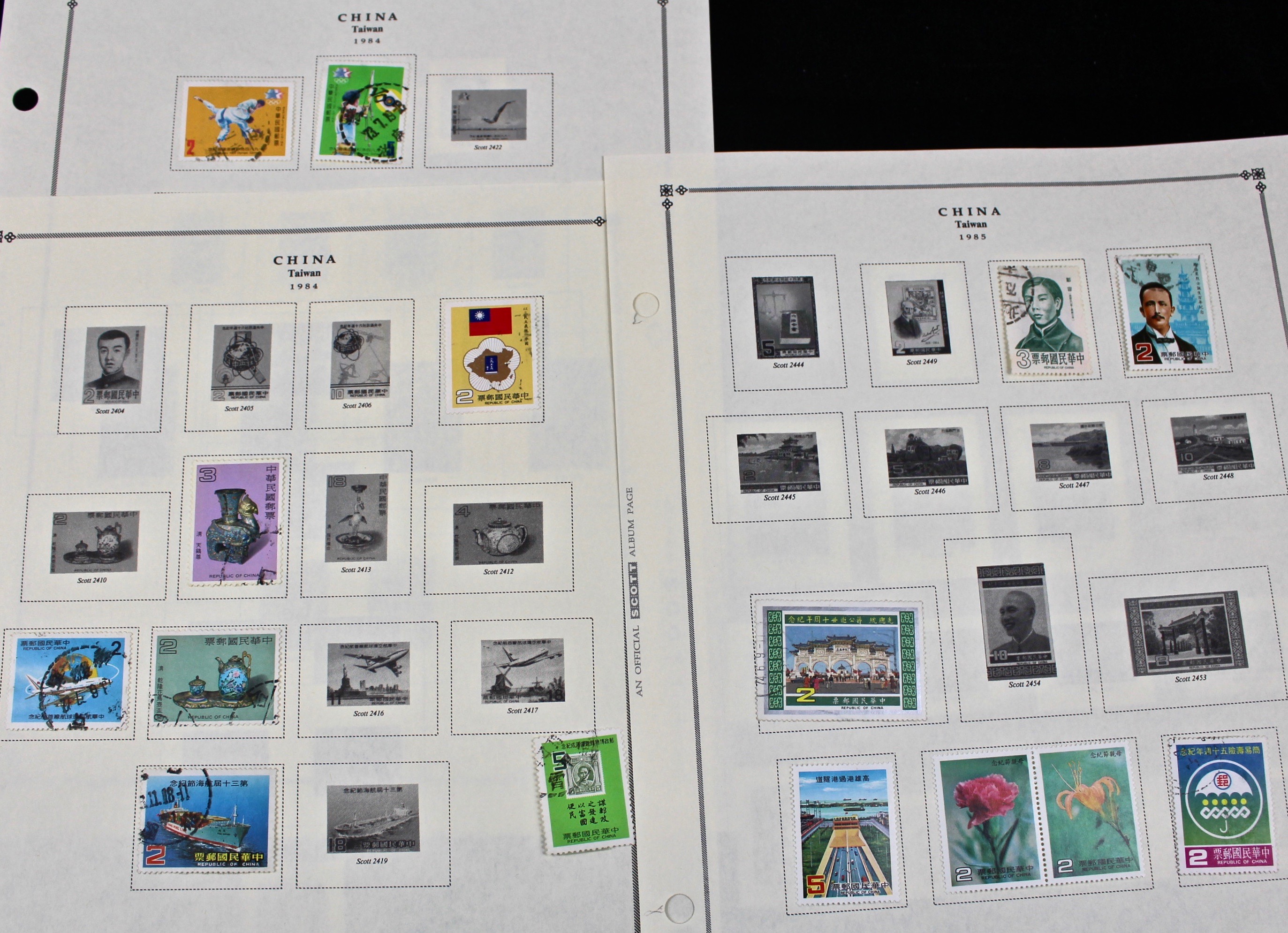 Collection of Taiwan Stamps