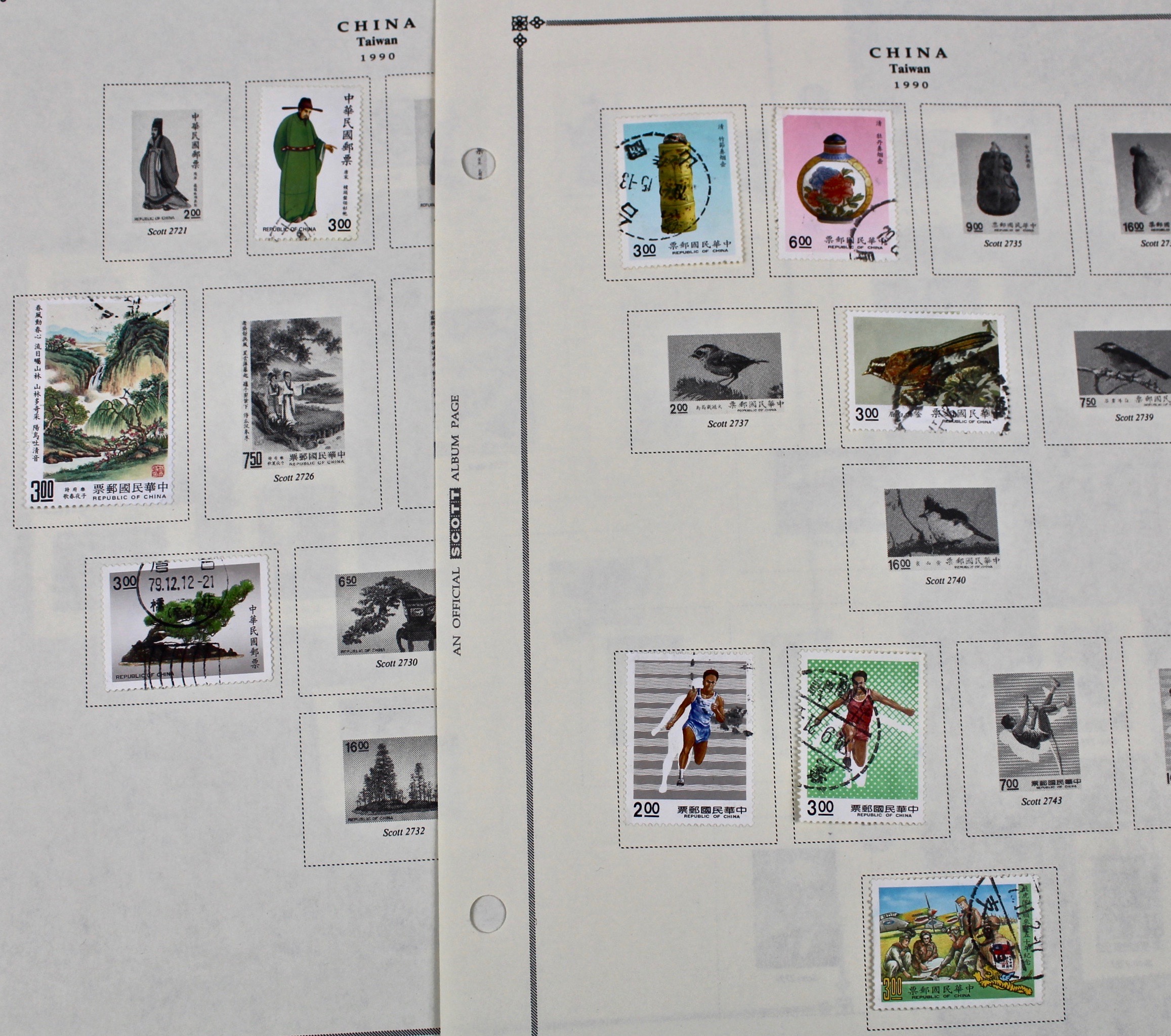 Collection of Taiwan Stamps