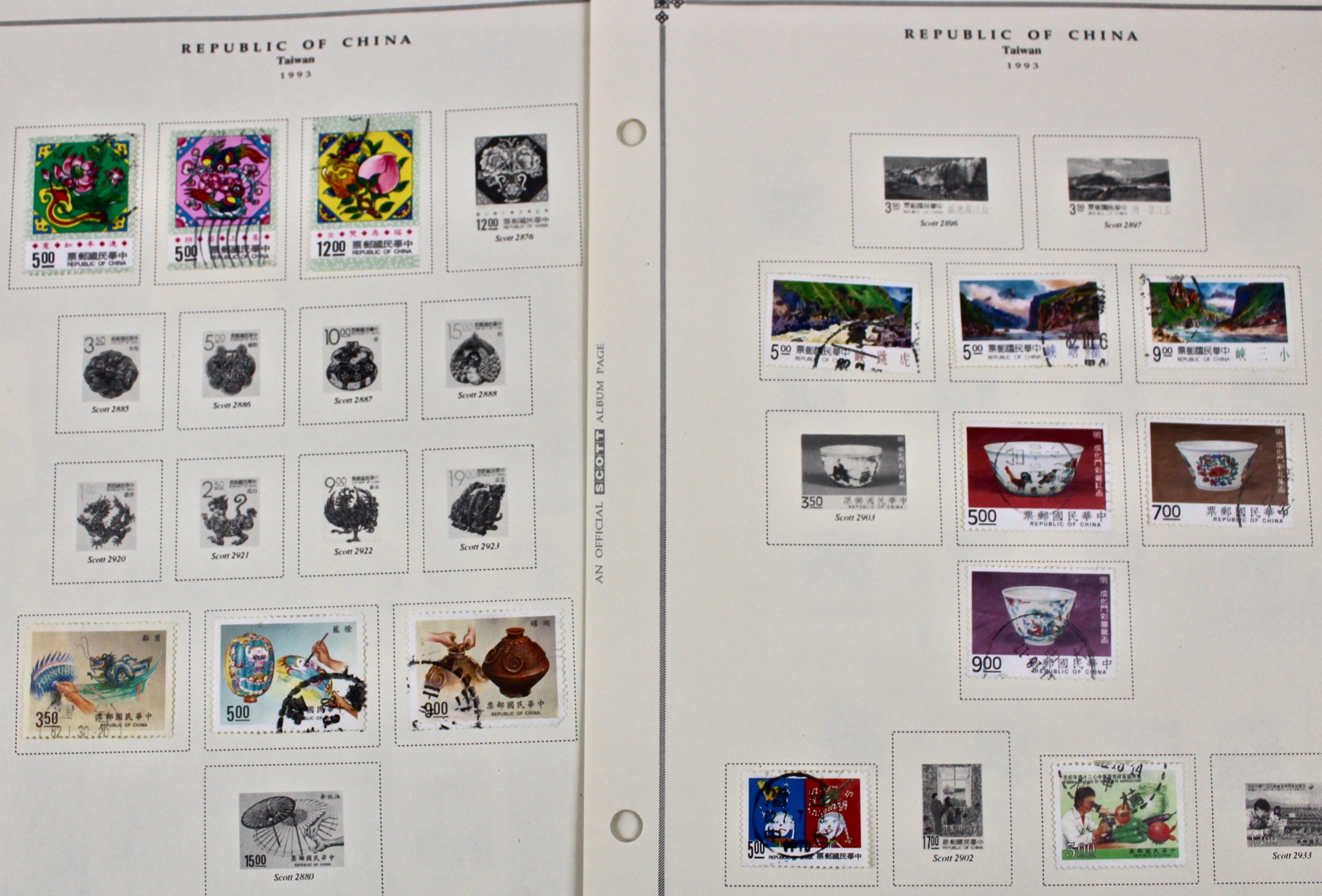 Collection of Taiwan Stamps