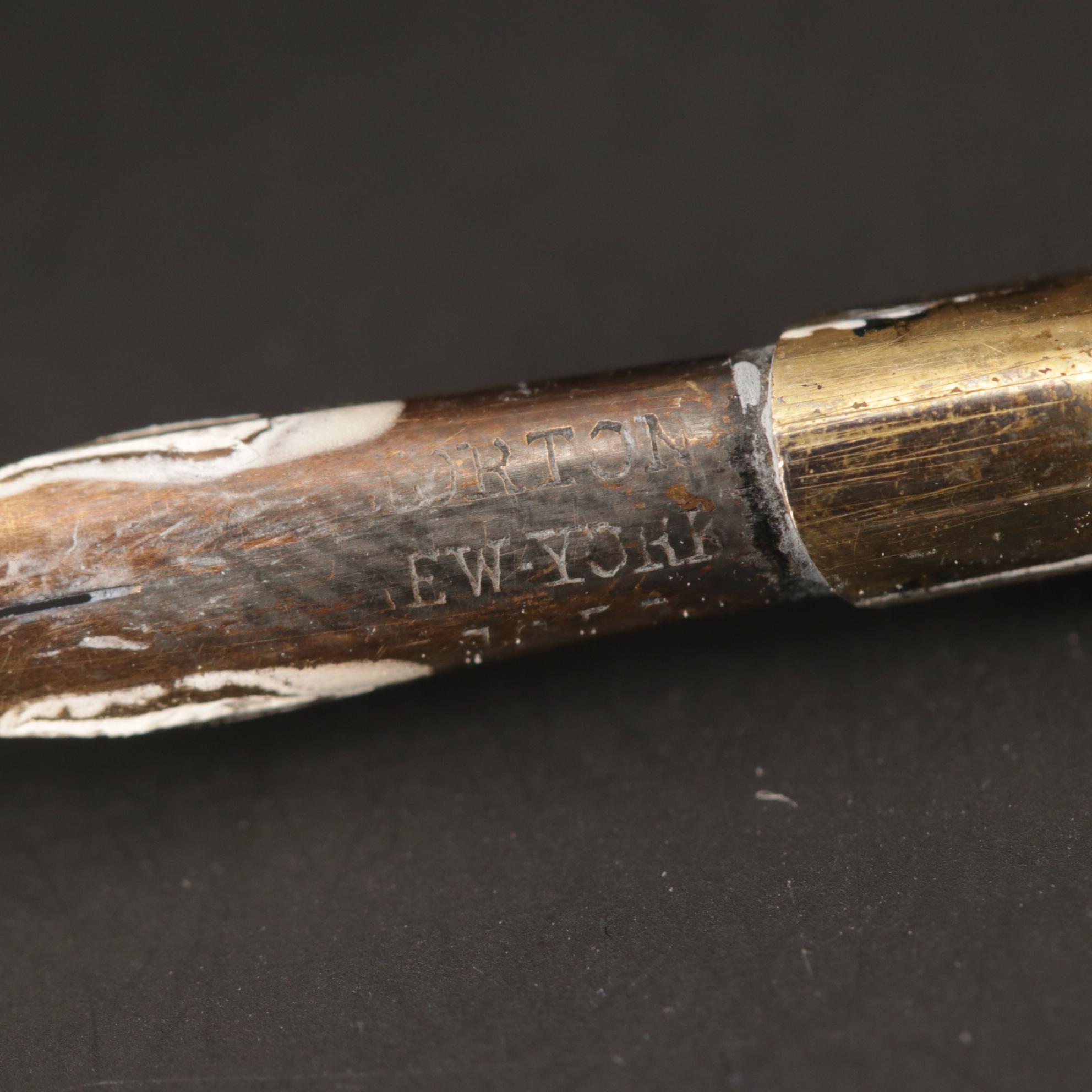 Antique New England Watch Co. Gold Filled Open Face with Pen Fob, Circa 1900