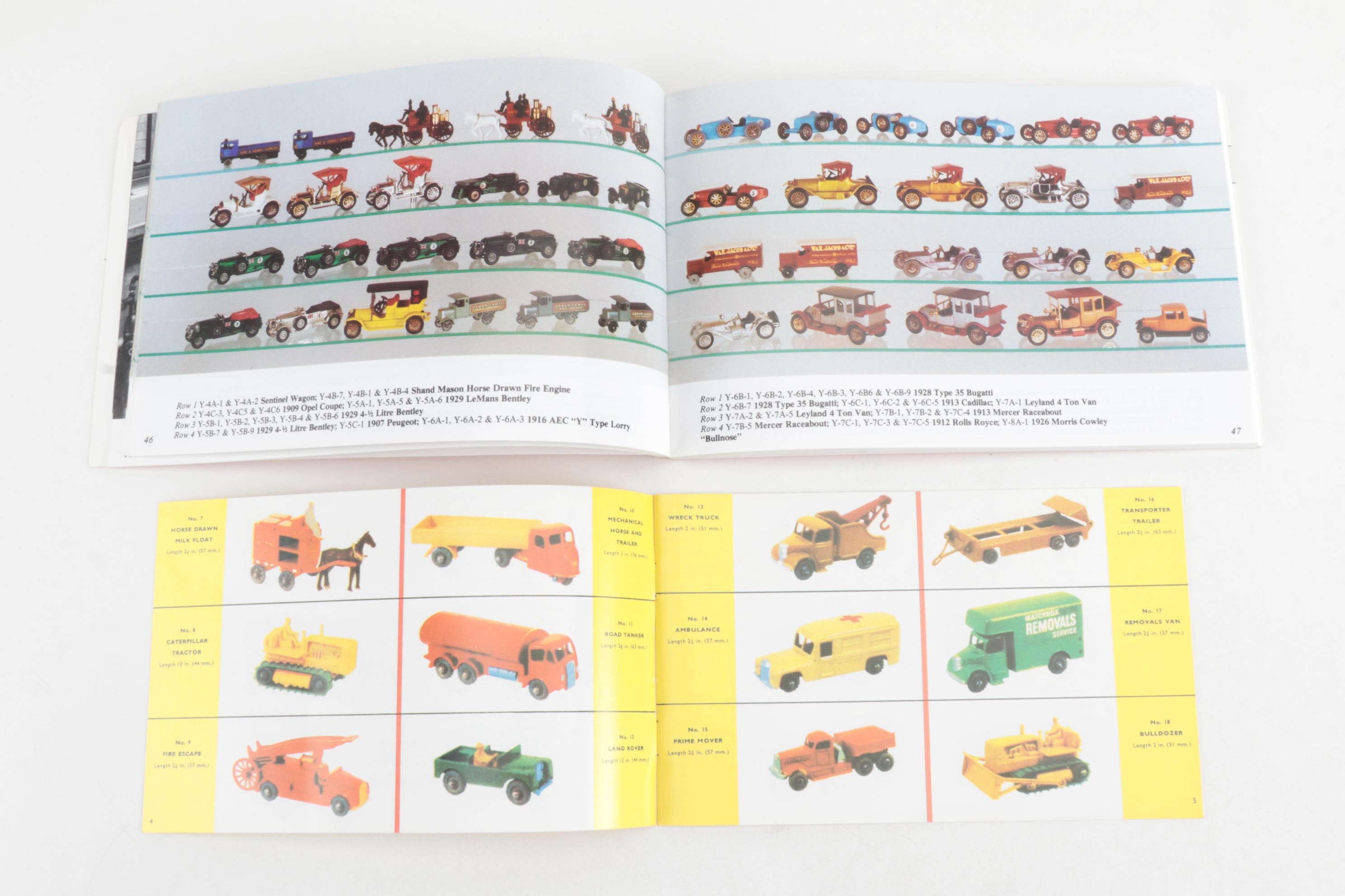 Lesney "Matchbox" Cars with Original Boxes and Reference Books