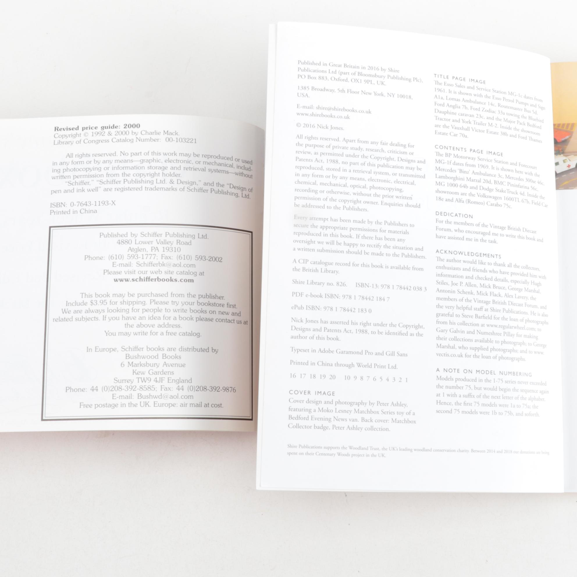 Lesney "Matchbox" Cars with Original Boxes and Reference Books