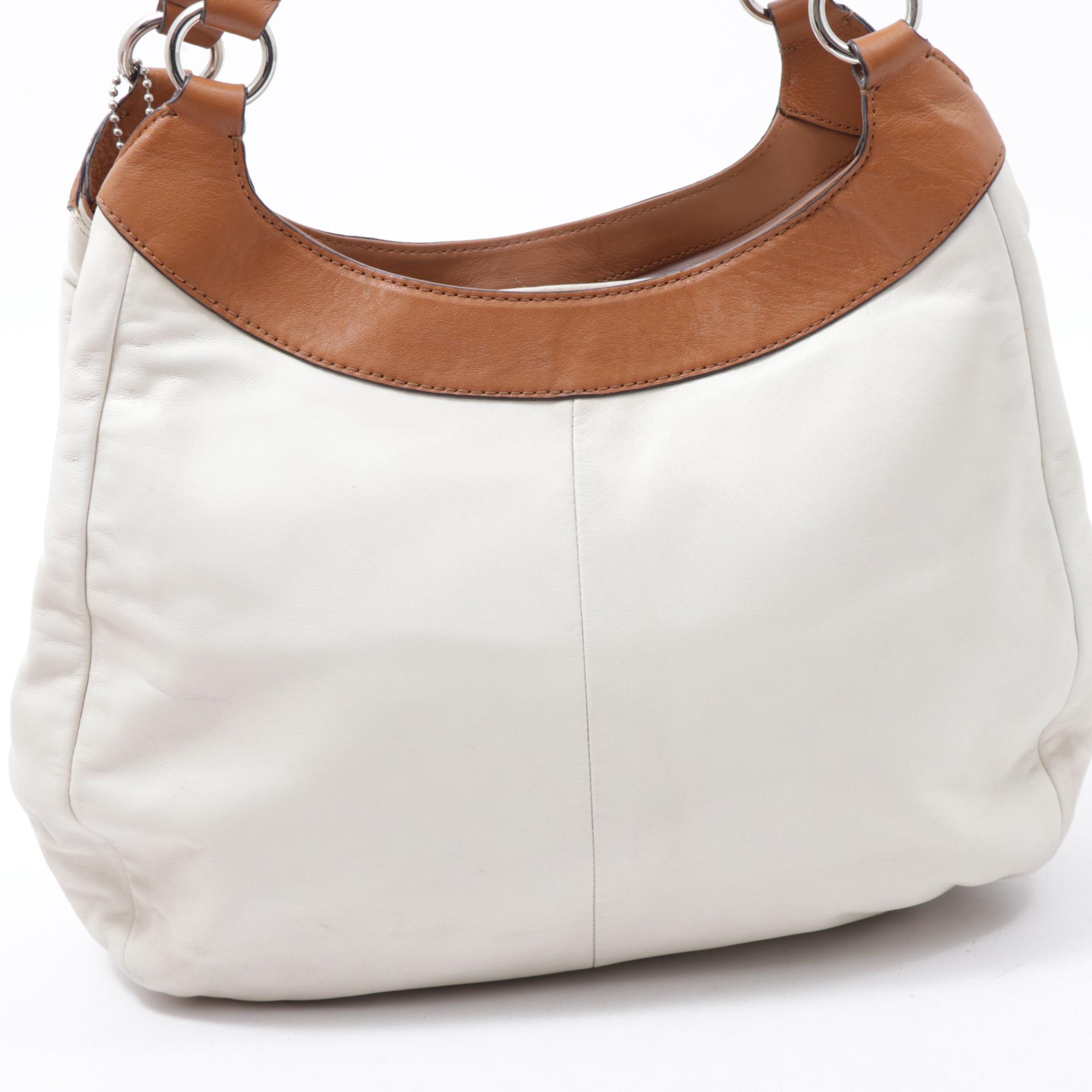 Coach Soho Leather Shoulder Bag and Crossgrain Clutch with Vince Camuto Sandals