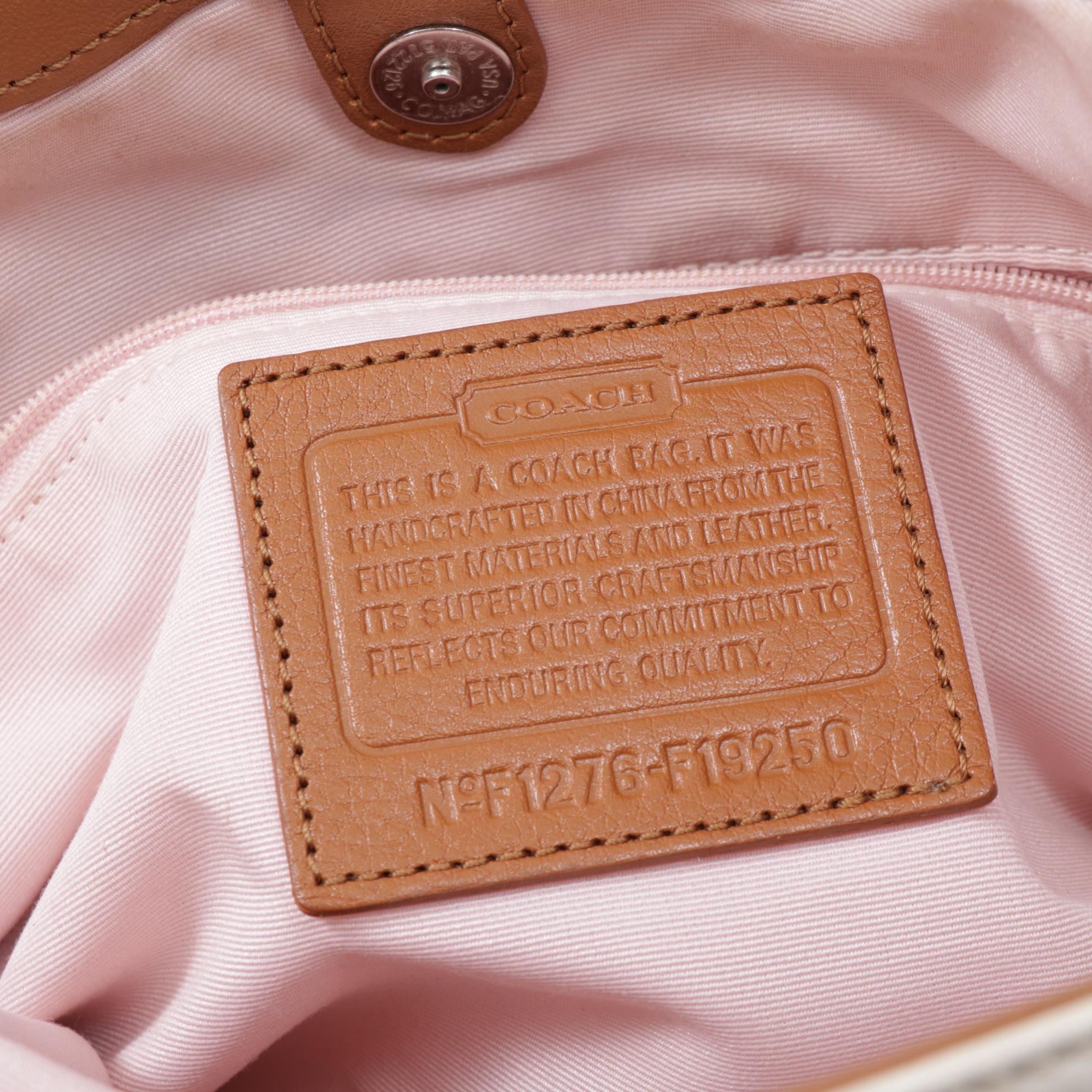 Coach Soho Leather Shoulder Bag and Crossgrain Clutch with Vince Camuto Sandals