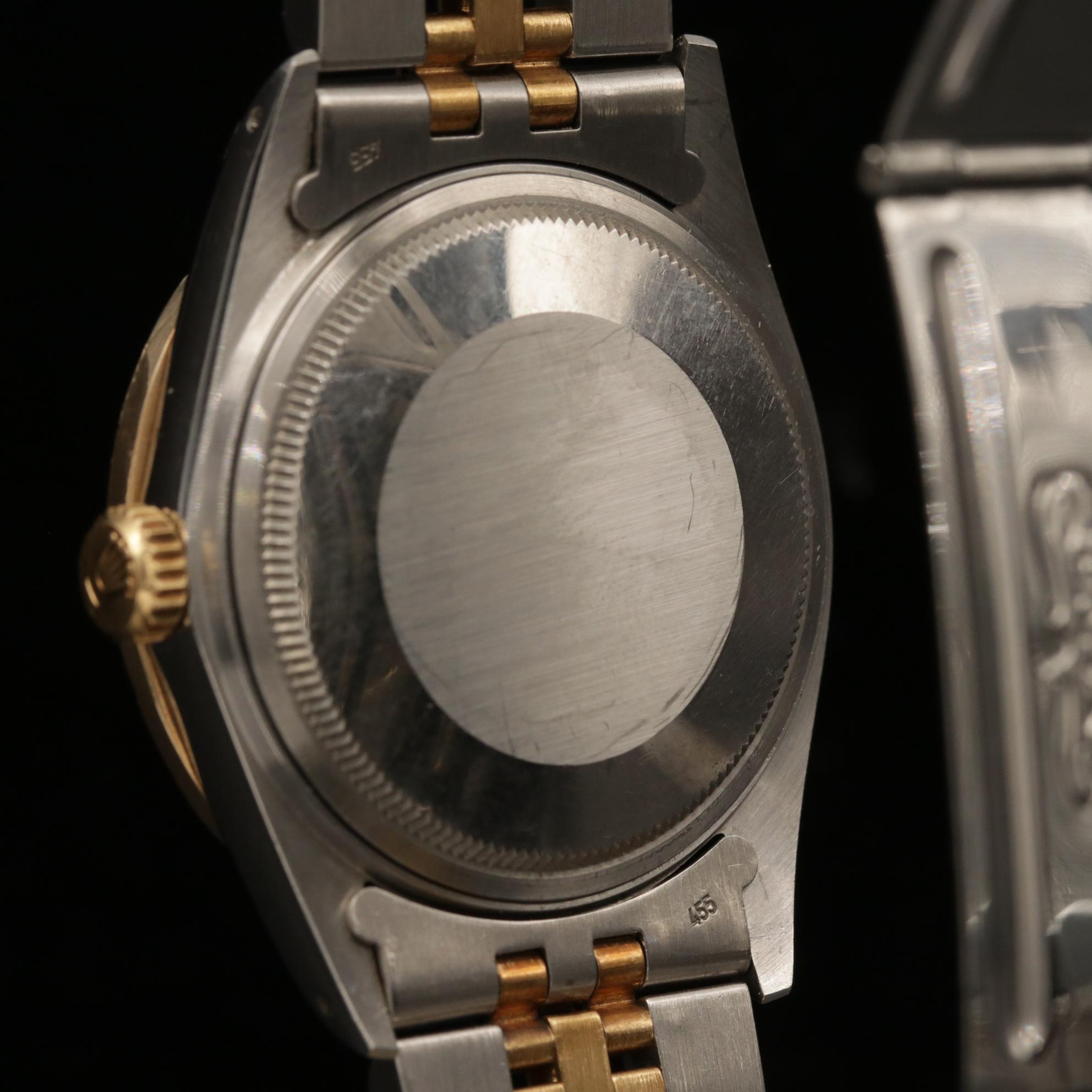 Rolex Datejust 18K Gold and Stainless Steel 1.35 CTW Diamond Watch, 1986
