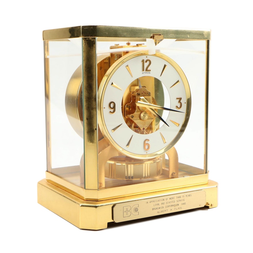 Jaeger-LeCoultre "Atmos" Mantel Clock, 1980