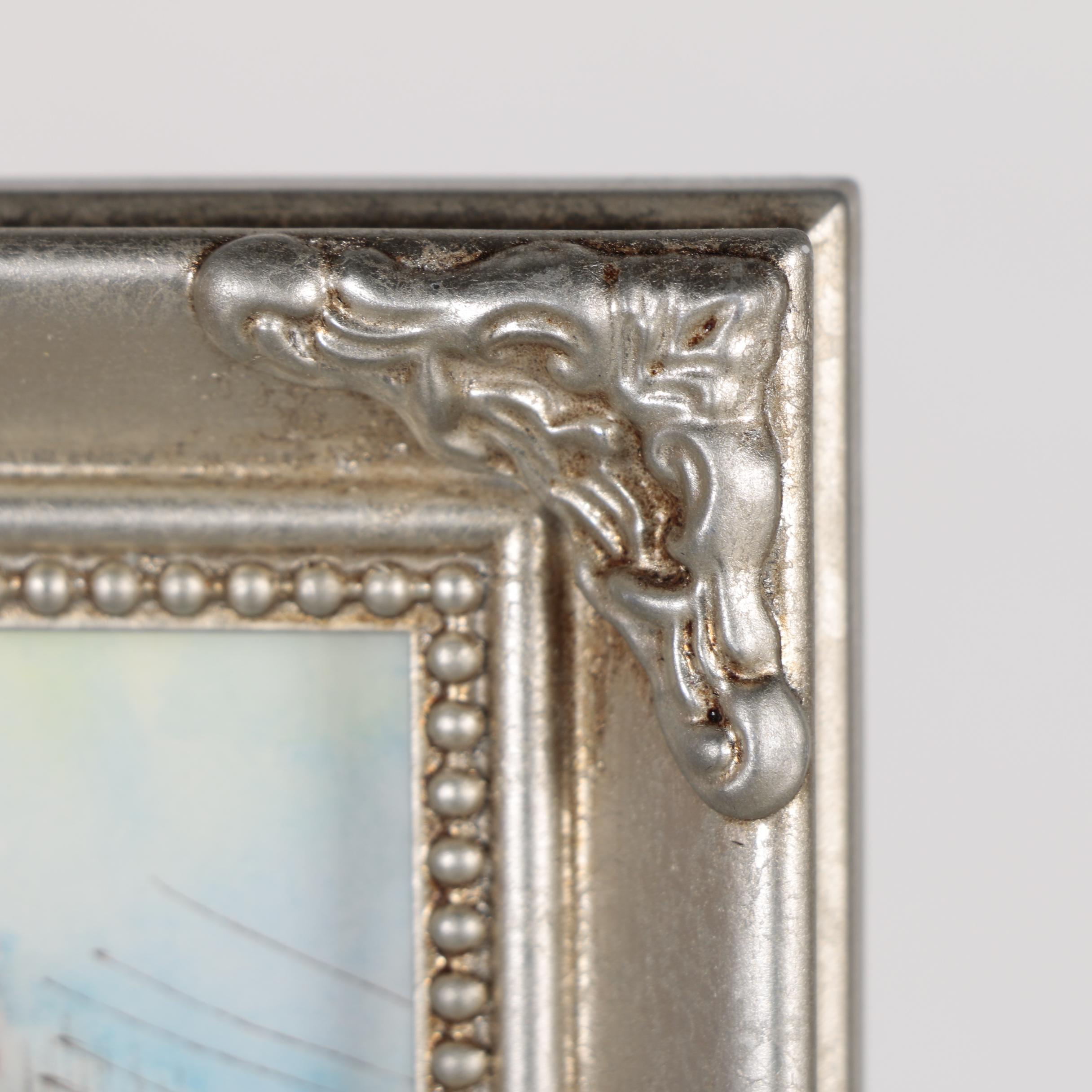 Watercolor Portrait Painting of Anthropomorphic Chicken