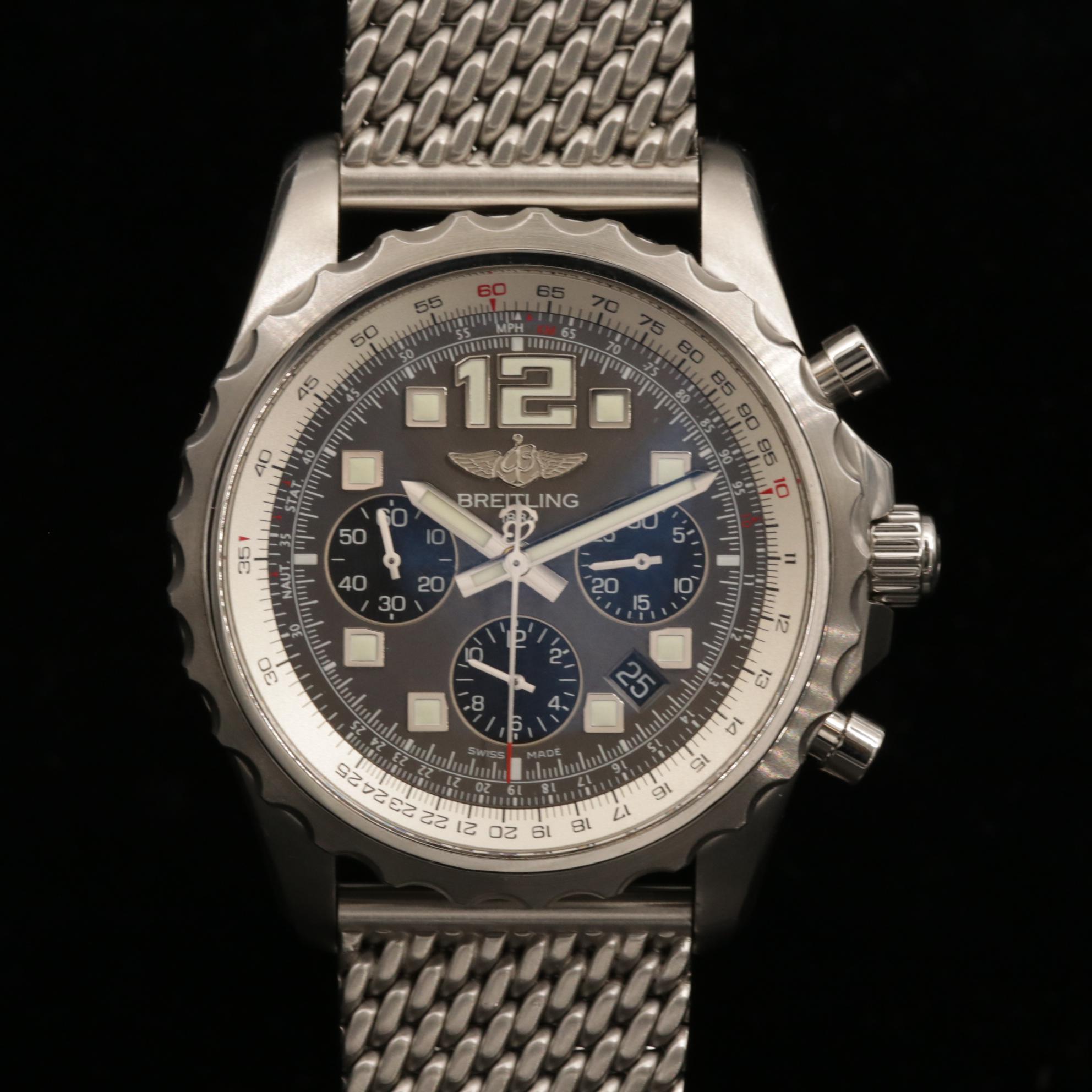 Breitling Chronospace Automatic 46mm Stainless Steel Watch, 2013