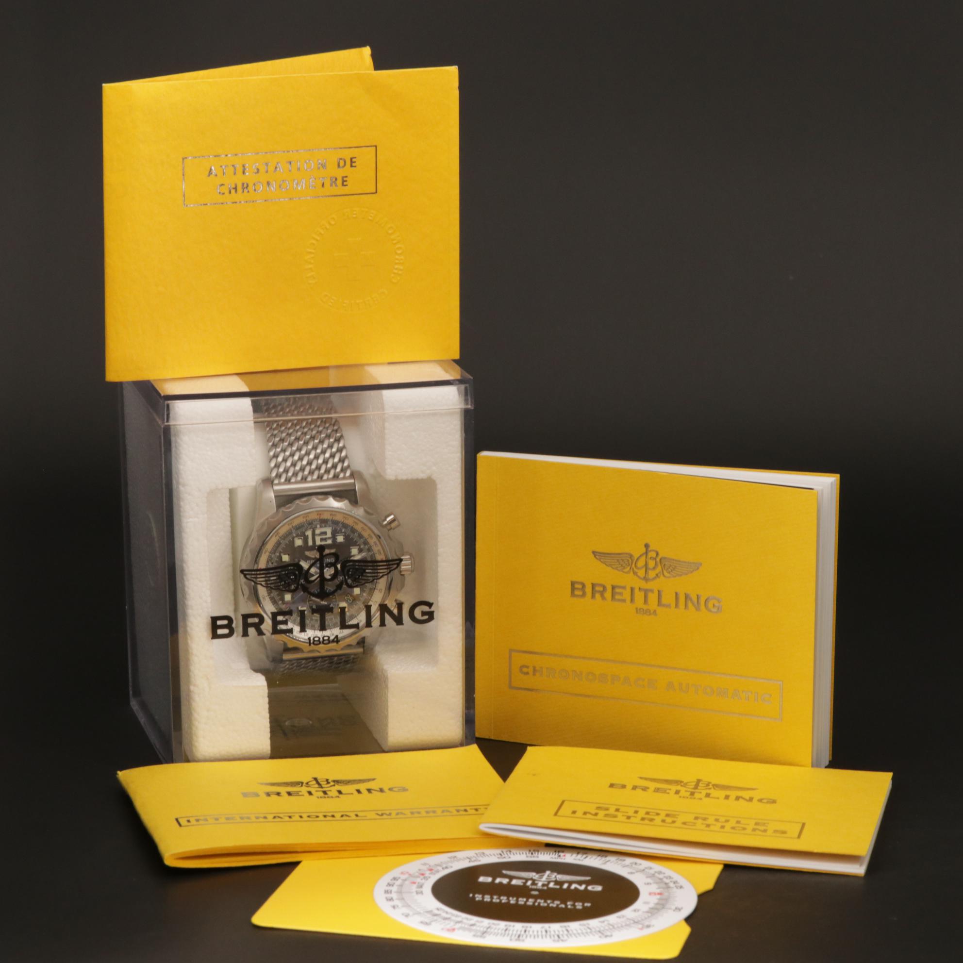 Breitling Chronospace Automatic 46mm Stainless Steel Watch, 2013