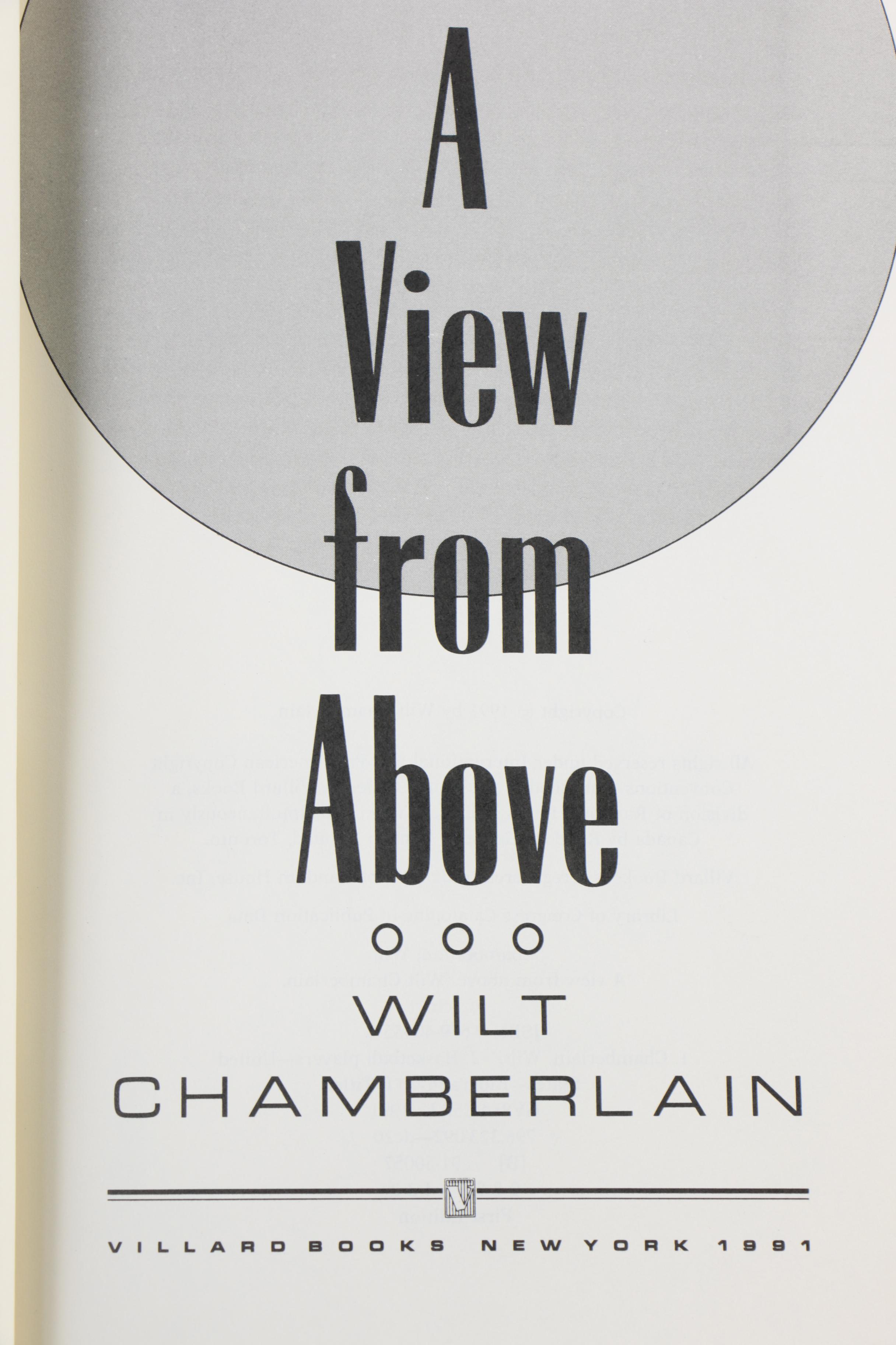 1983 Lendl-McEnroe Print with Wilt Chamberlain and Nieman Poster Books