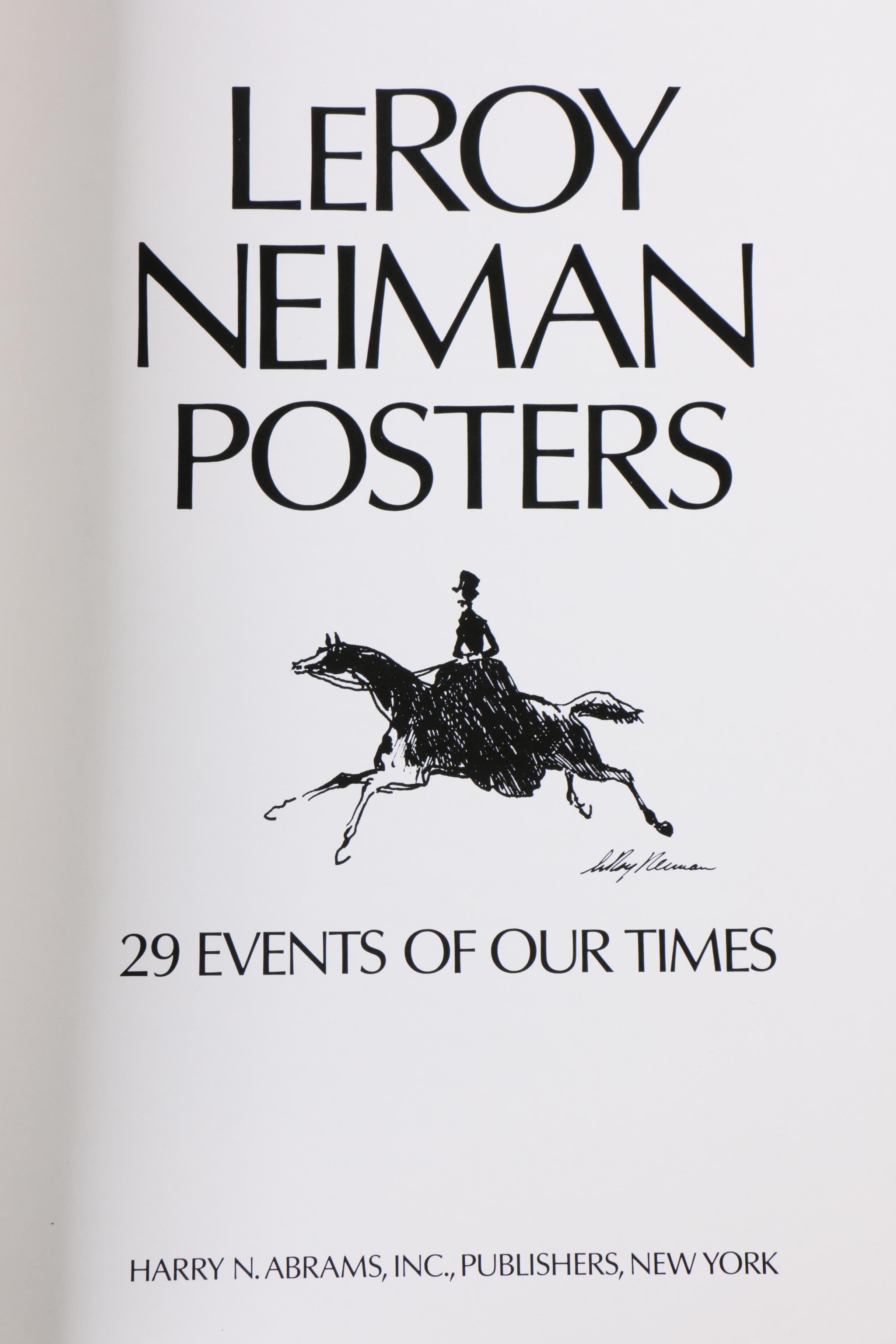 1983 Lendl-McEnroe Print with Wilt Chamberlain and Nieman Poster Books