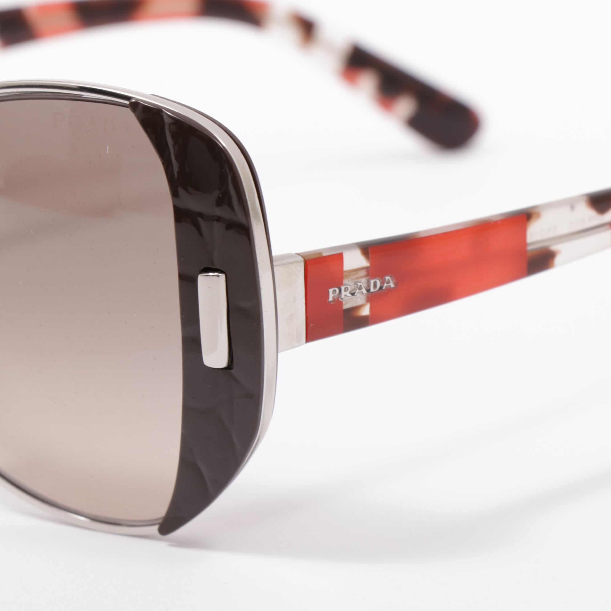 Prada SPR60S Butterfly Sunglasses with Case