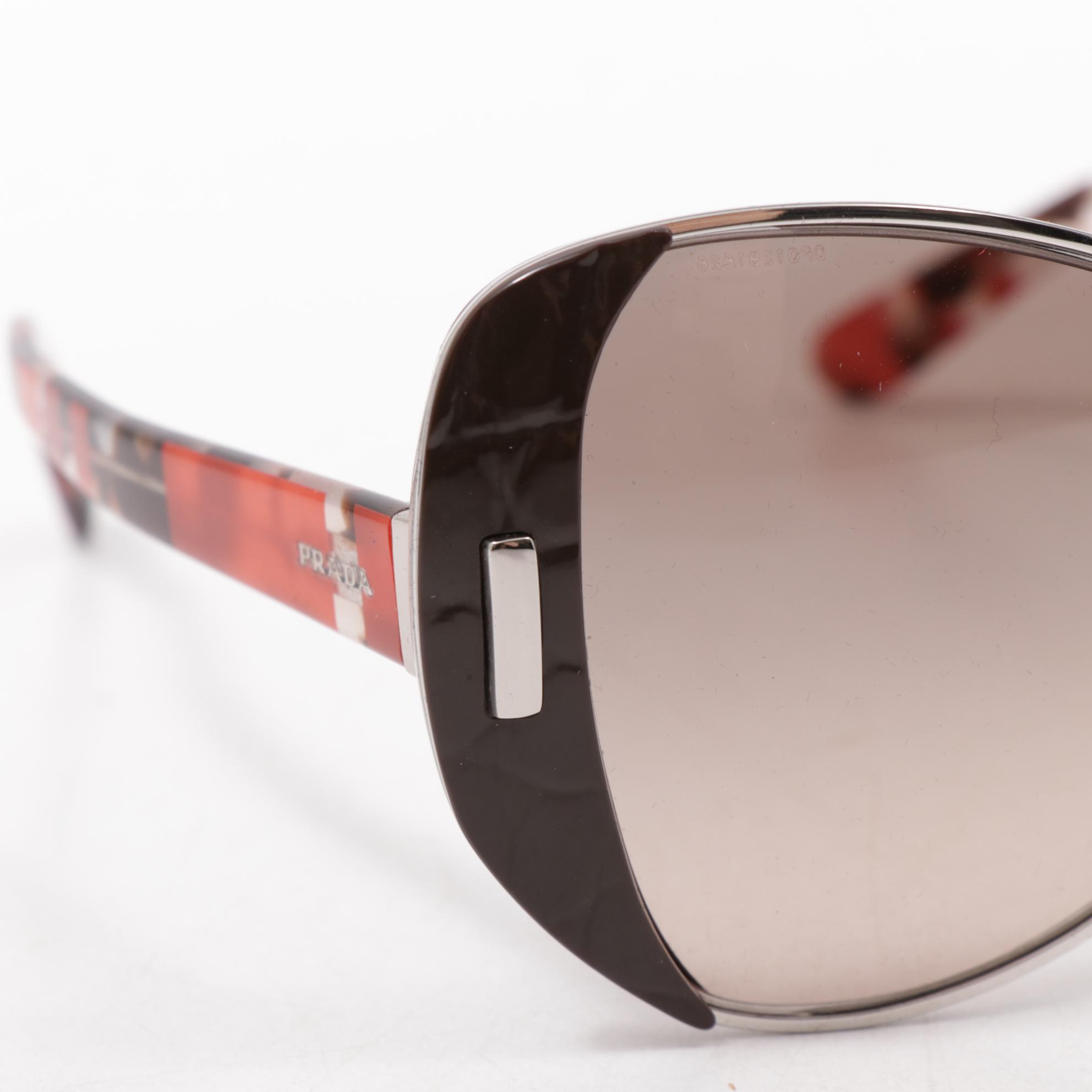 Prada SPR60S Butterfly Sunglasses with Case