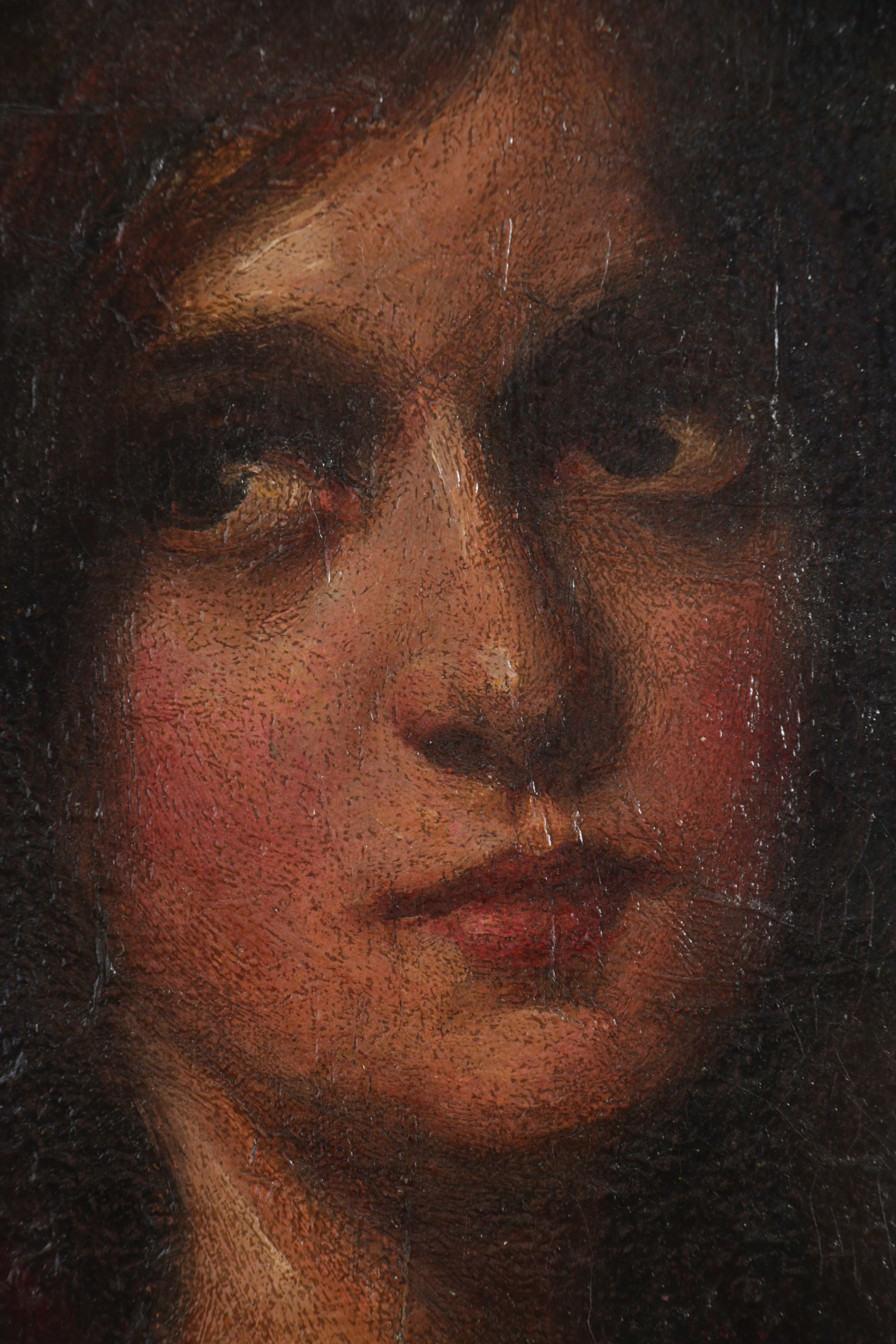 Exceptional Frank Duveneck Oil Portrait of a Young Woman, Circa 1905