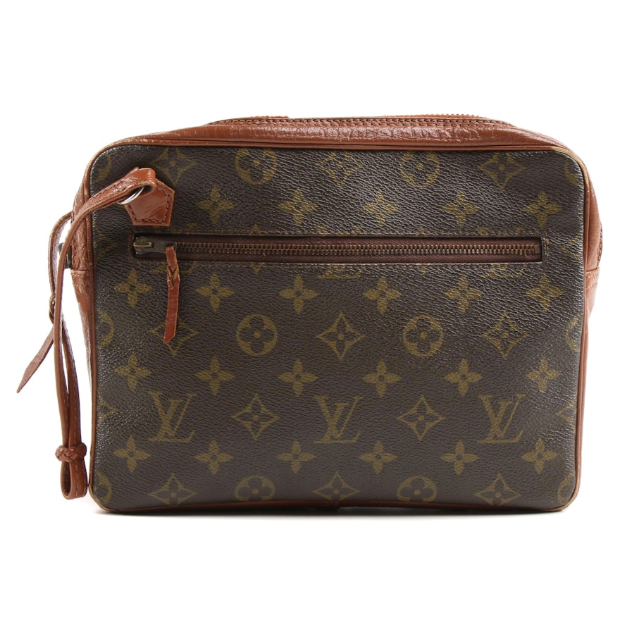 The French Company for Louis Vuitton Wristlet Clutch in Monogram and Leather